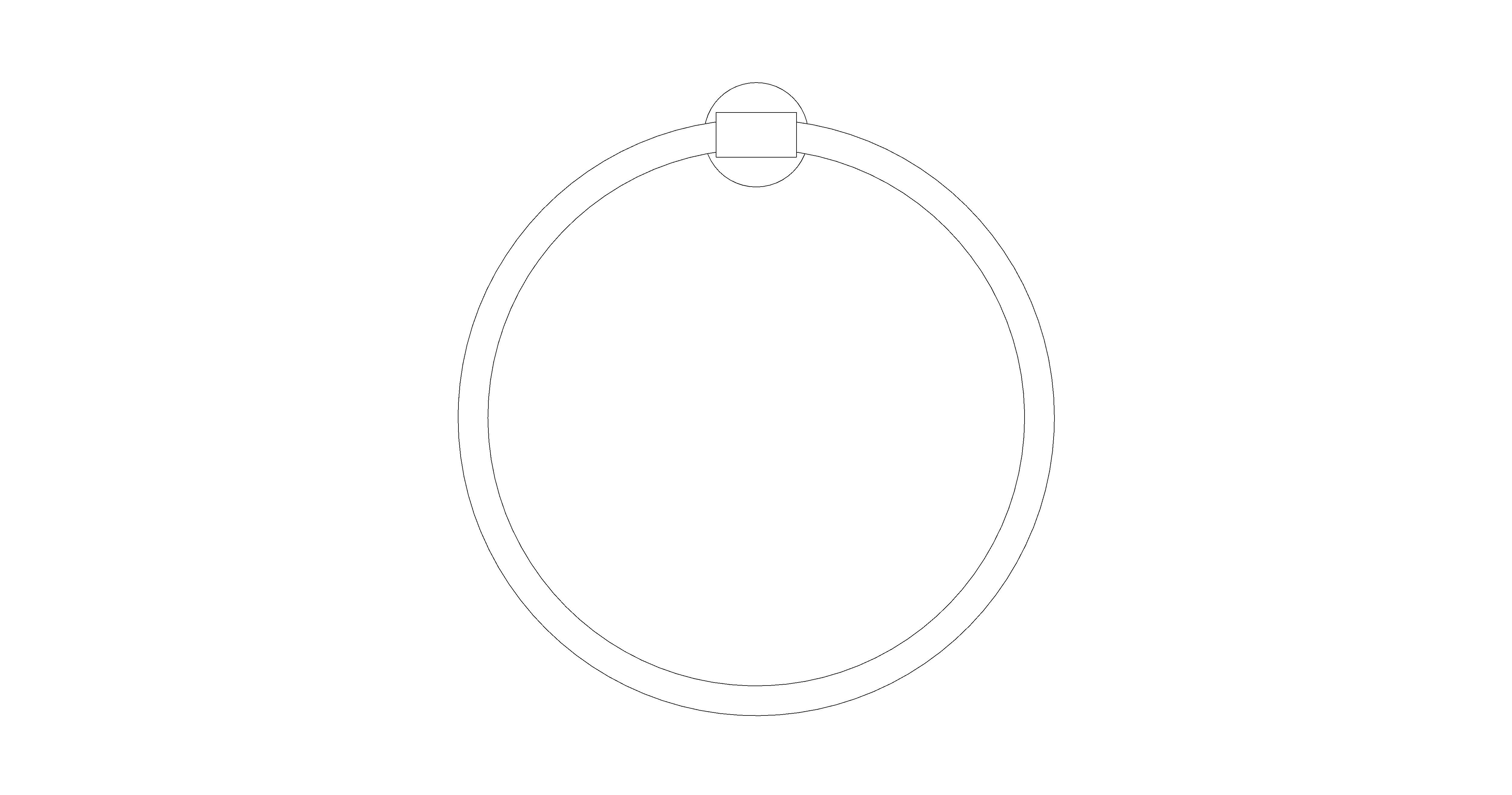 Product: ATRIO Towel ring (40887AL0)