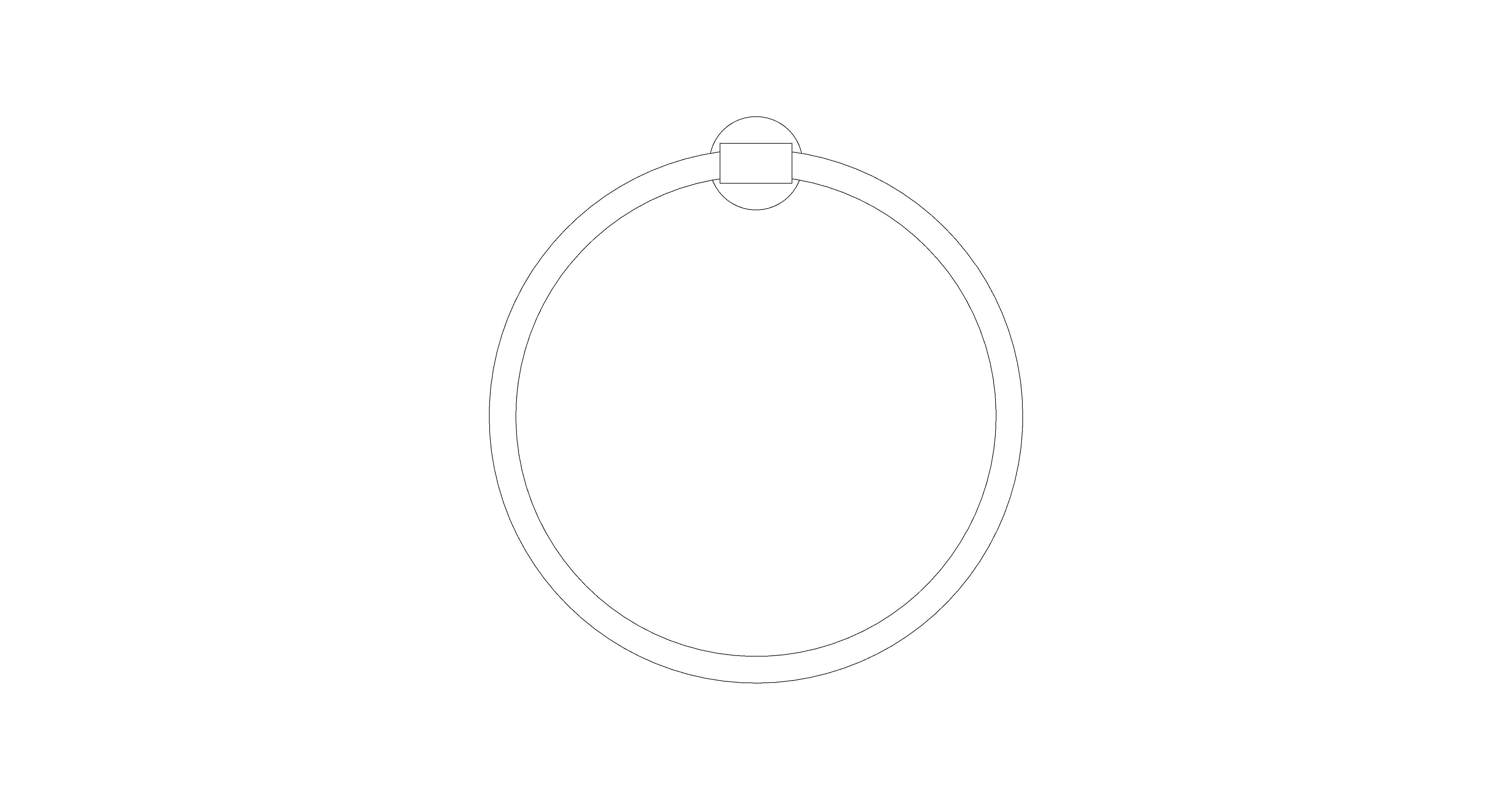 Product: ATRIO Towel ring (40887DC0)