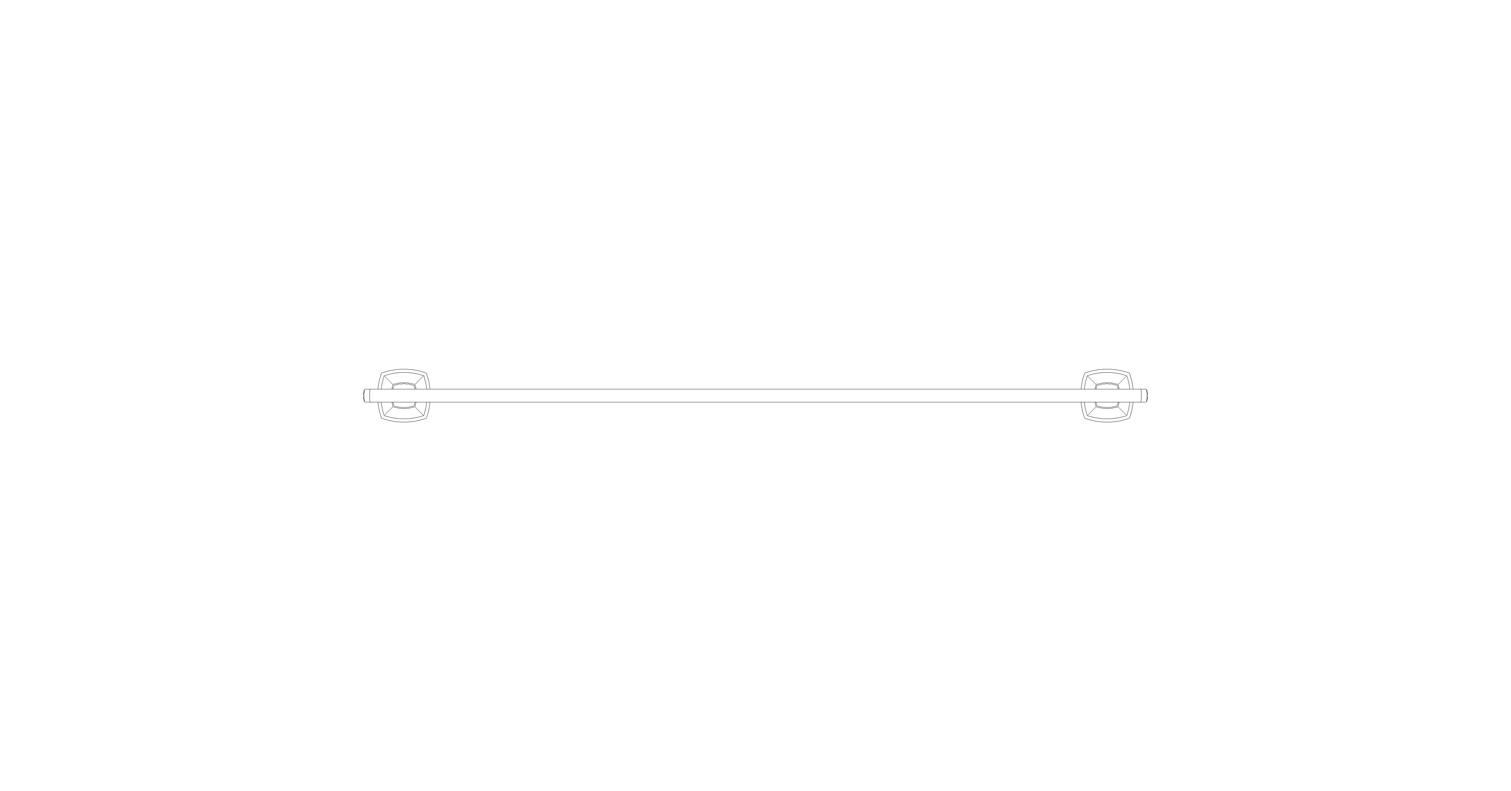 Product: GRANDERA bath towel bar (40928IG0)