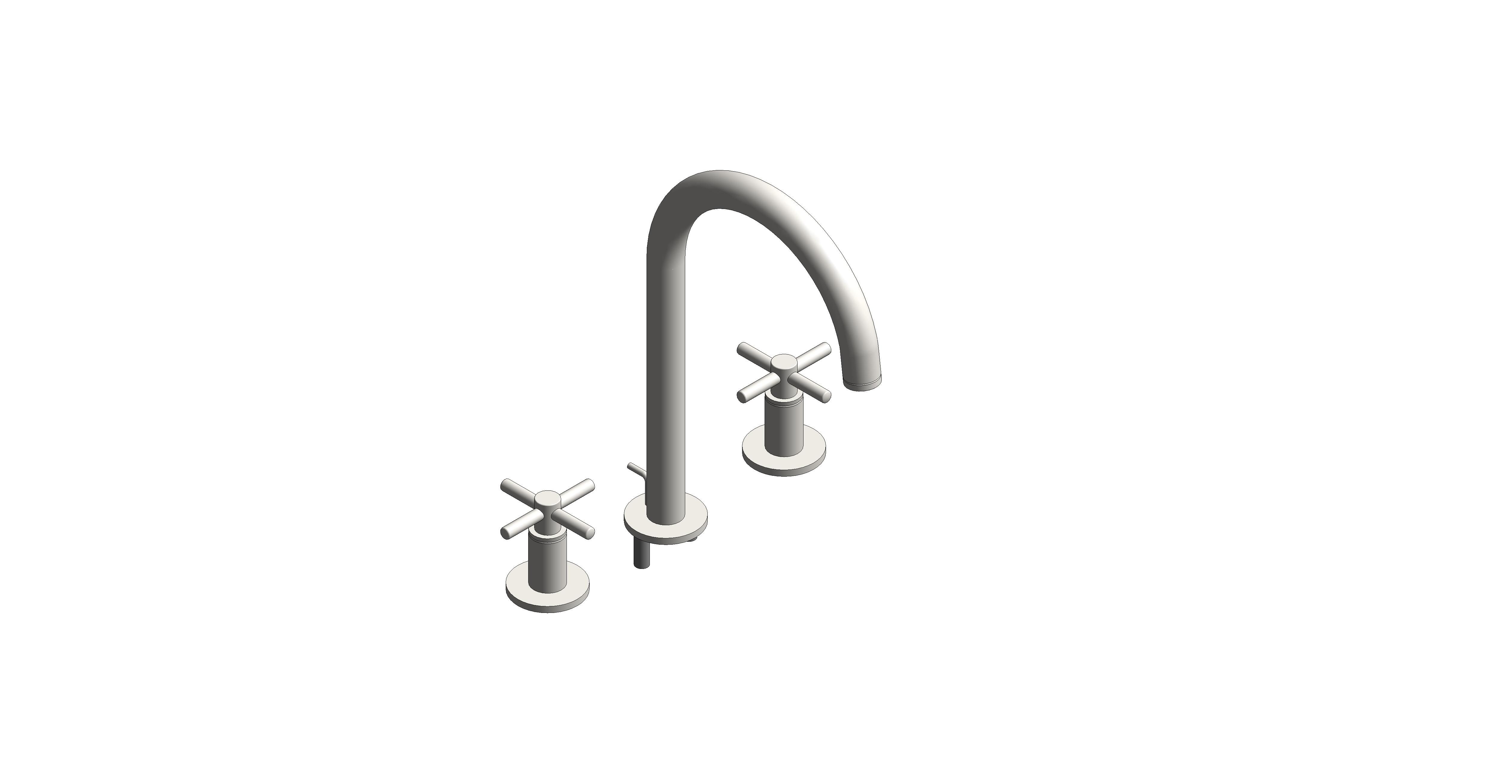 Product: ATRIO Three-hole basin mixer 1/2″ L-Size (20643DC0)