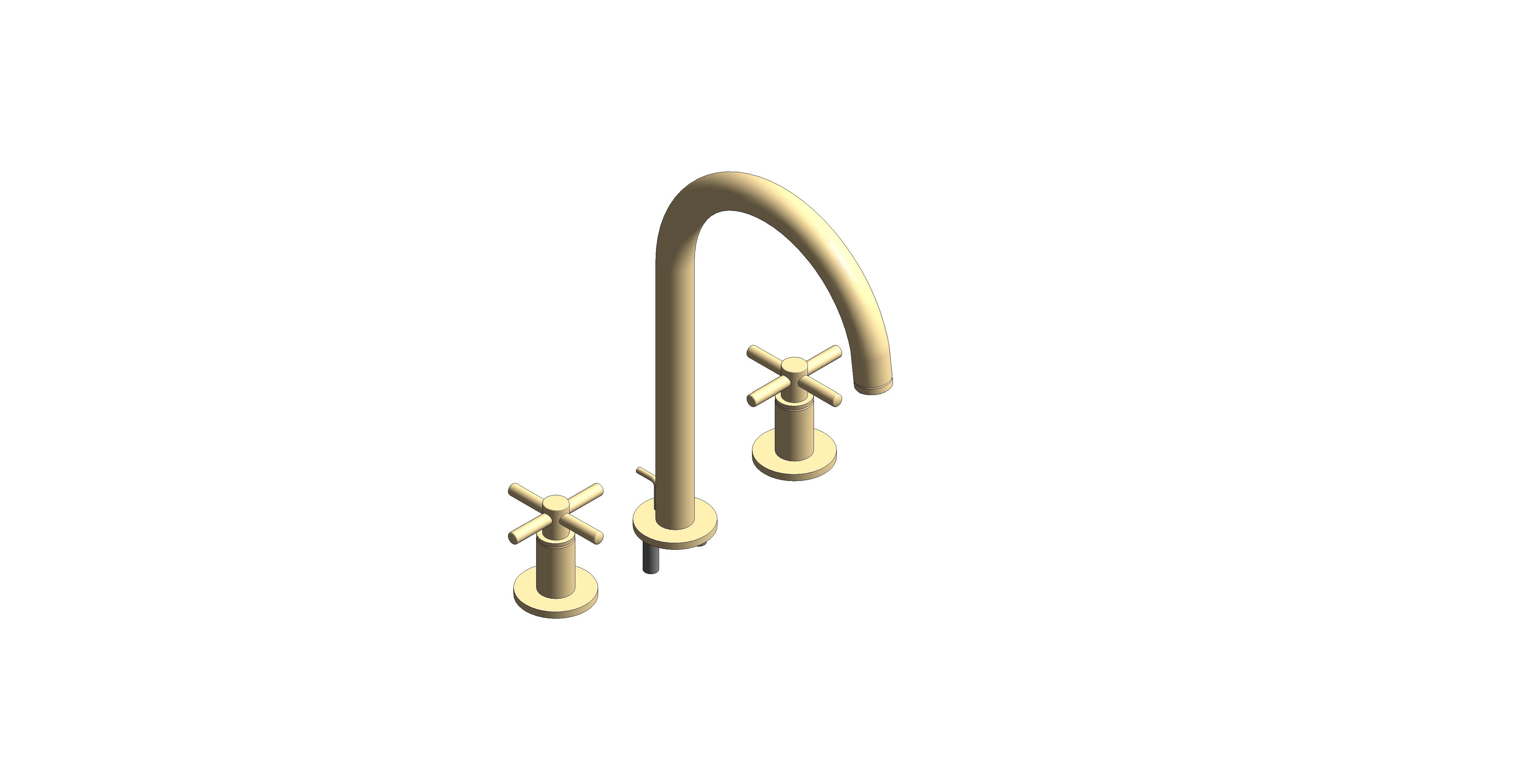 Product: ATRIO Three-hole basin mixer 1/2″ L-Size (20643GL0)