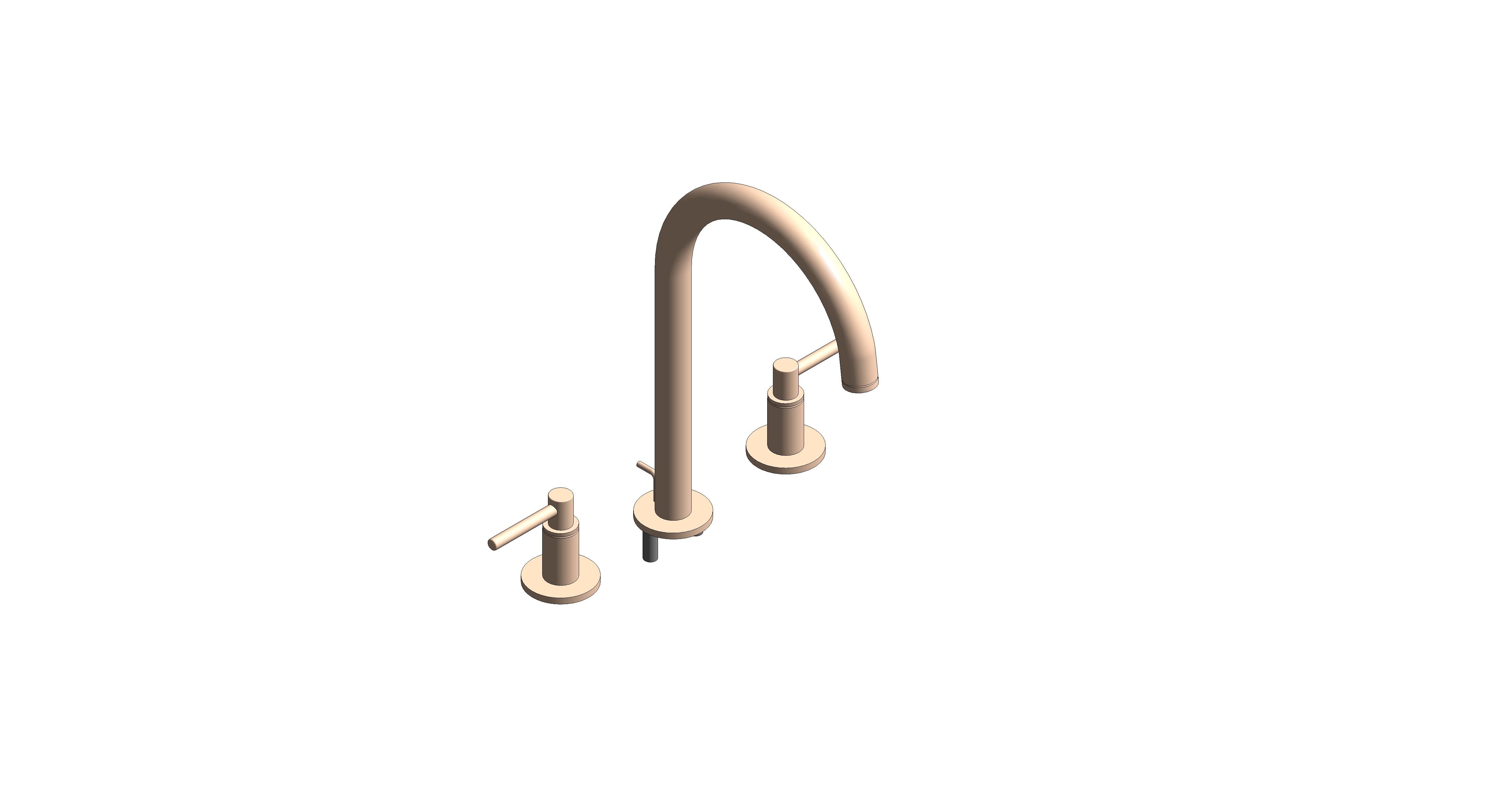 Product: ATRIO Three-hole basin mixer 1/2″ L-Size (20649DA0)