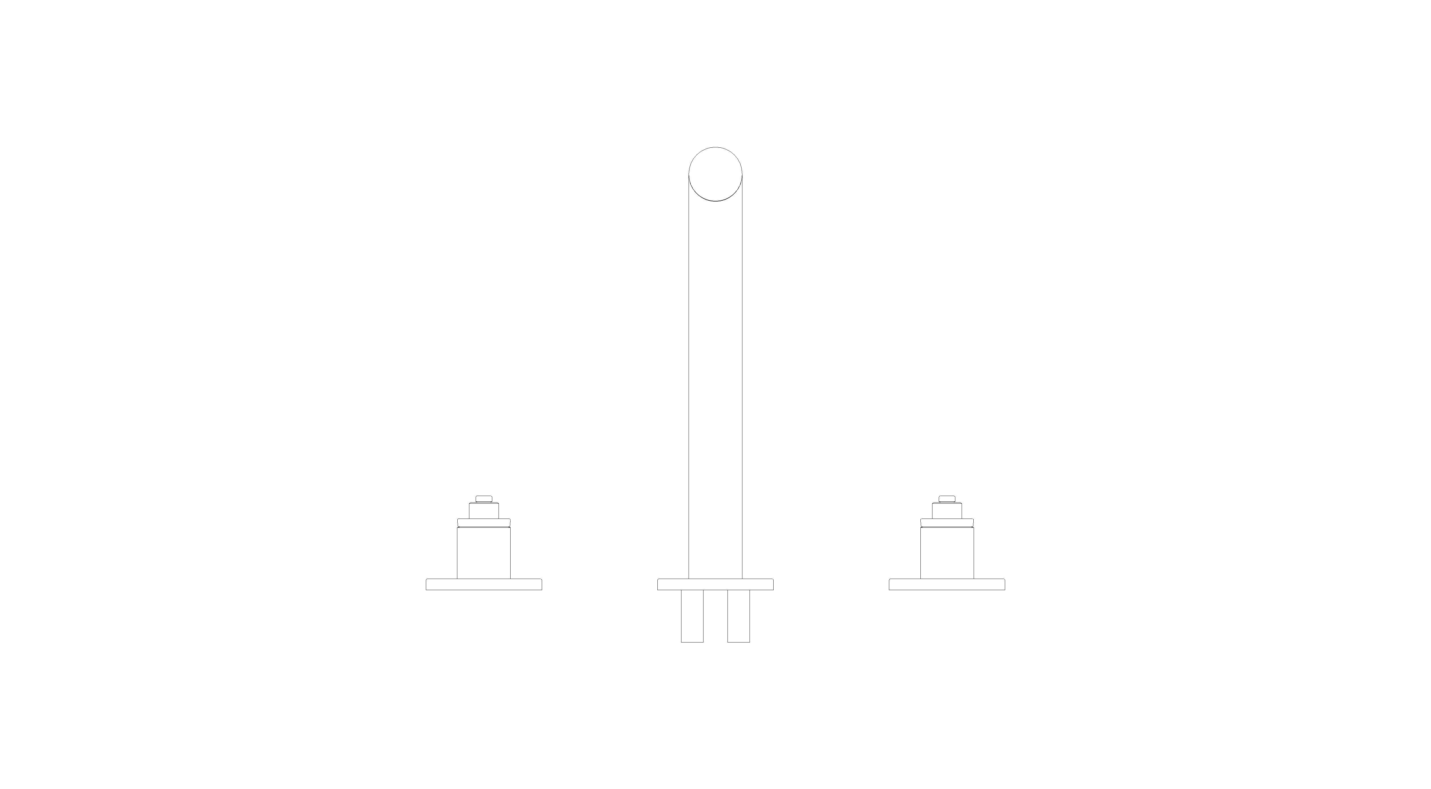 Product: ATRIO Three-hole basin mixer 1/2″ M-Size (20663EN0)