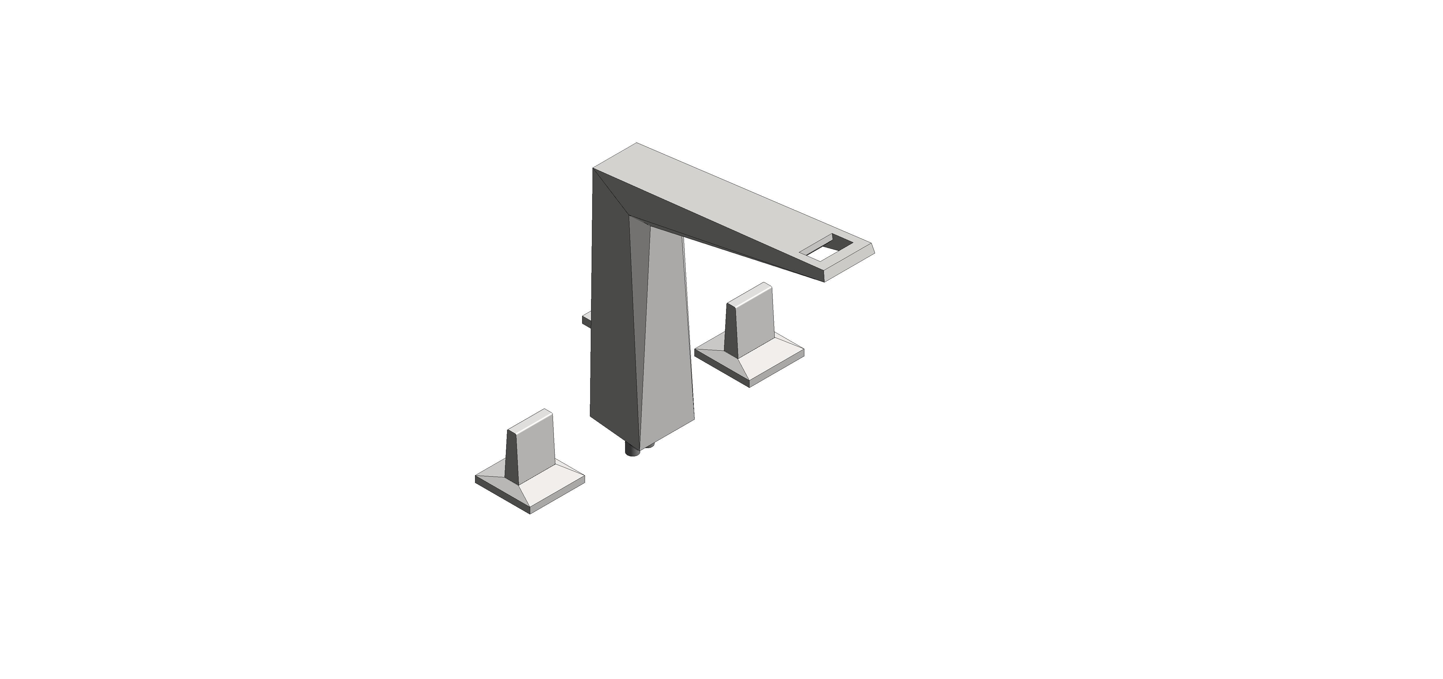 Product: ALLURE BRILLIANT PRIVATE COLLECTION Three-hole basin mixer 1/2″ L-Size (20668000)