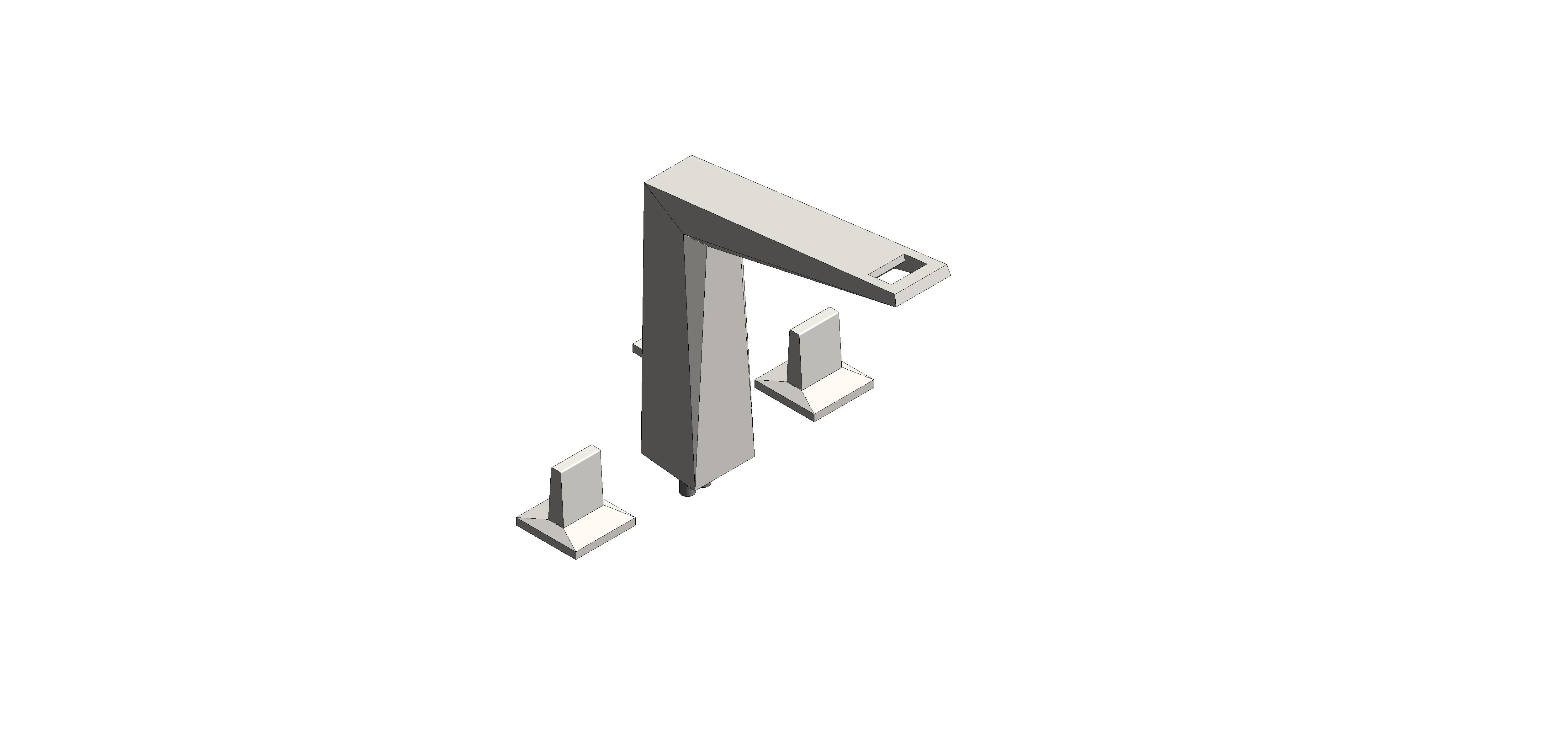 Product: ALLURE BRILLIANT PRIVATE COLLECTION Three-hole basin mixer 1/2″ L-Size (20668DC0)