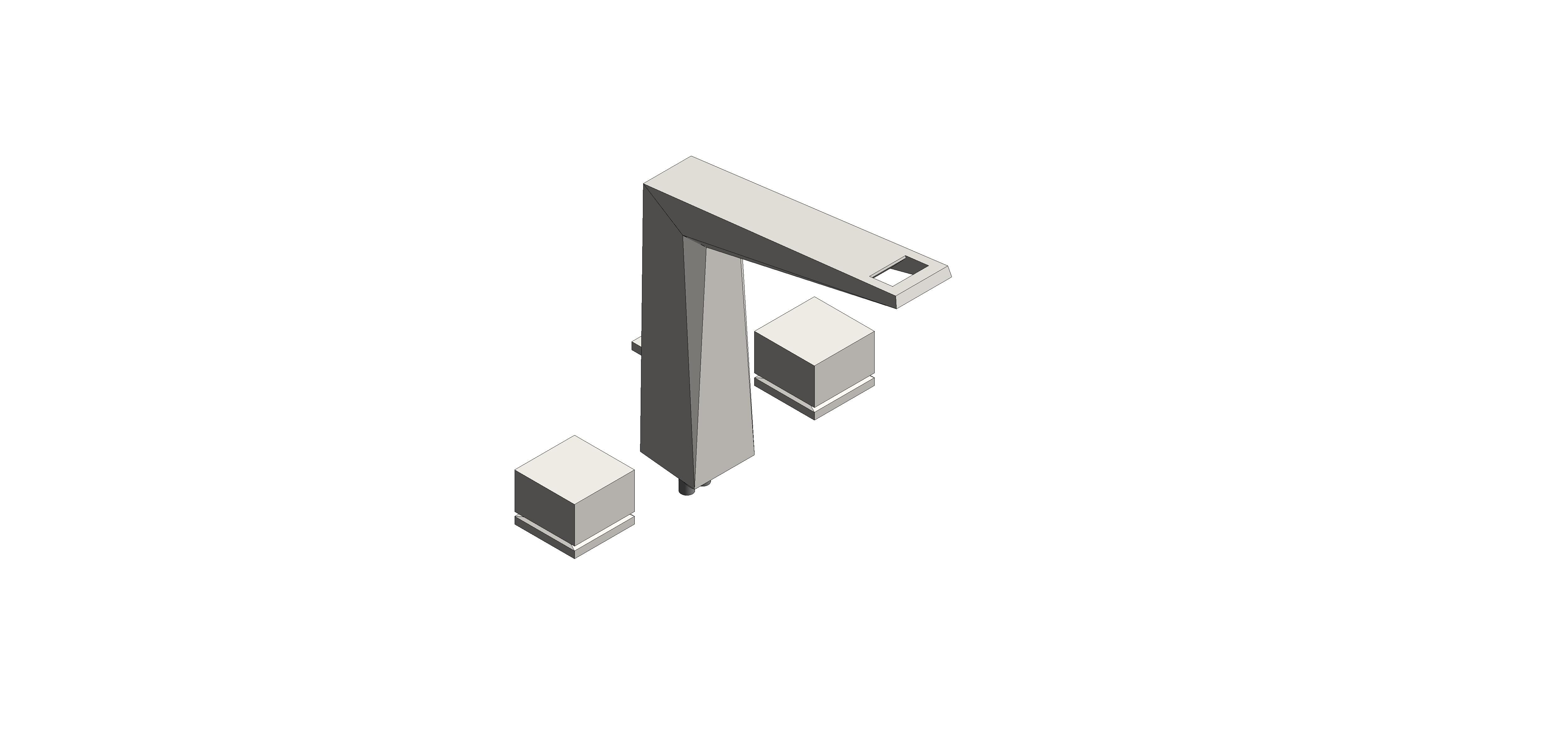 Product: ALLURE BRILLIANT PRIVATE COLLECTION Three-hole basin mixer 1/2″ L-Size (20670DC0)