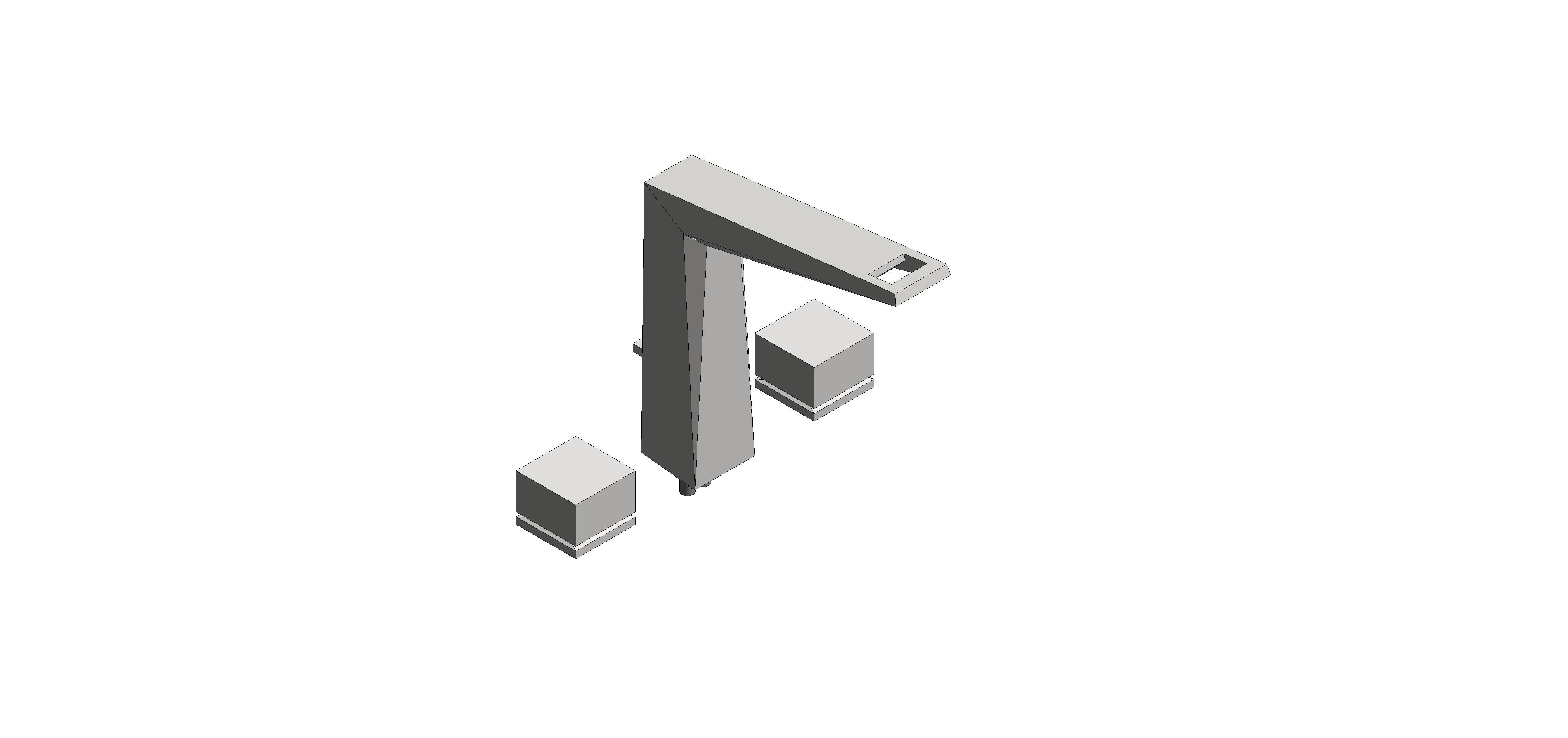 Product: ALLURE BRILLIANT PRIVATE COLLECTION Three-hole basin mixer 1/2″ L-Size (20672000)