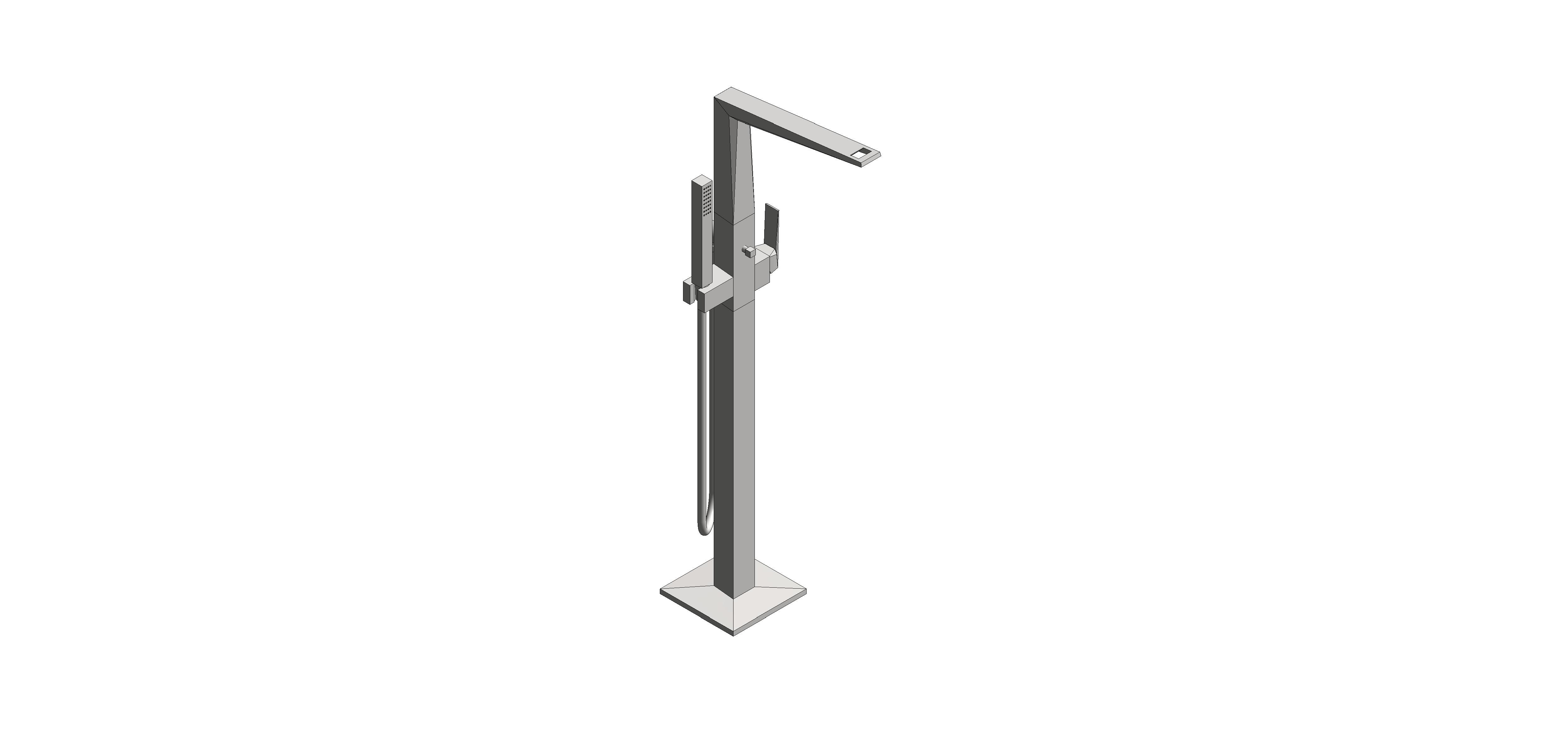 Product: ALLURE BRILLIANT PRIVATE COLLECTION Single-lever bath mixer 1/2″, floor mounted (24422000)