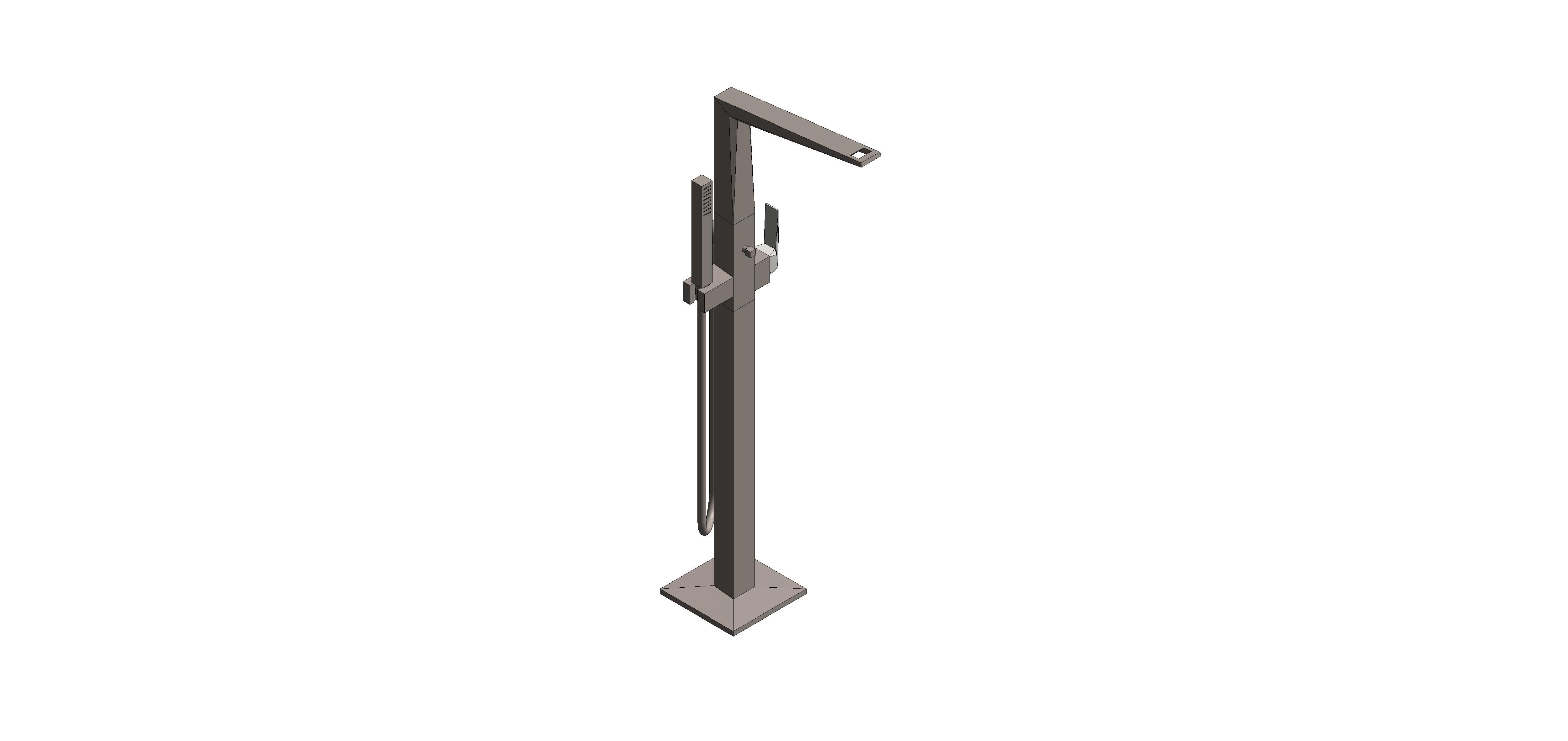 Product: ALLURE BRILLIANT PRIVATE COLLECTION Single-lever bath mixer 1/2″, floor mounted (24424AL0)