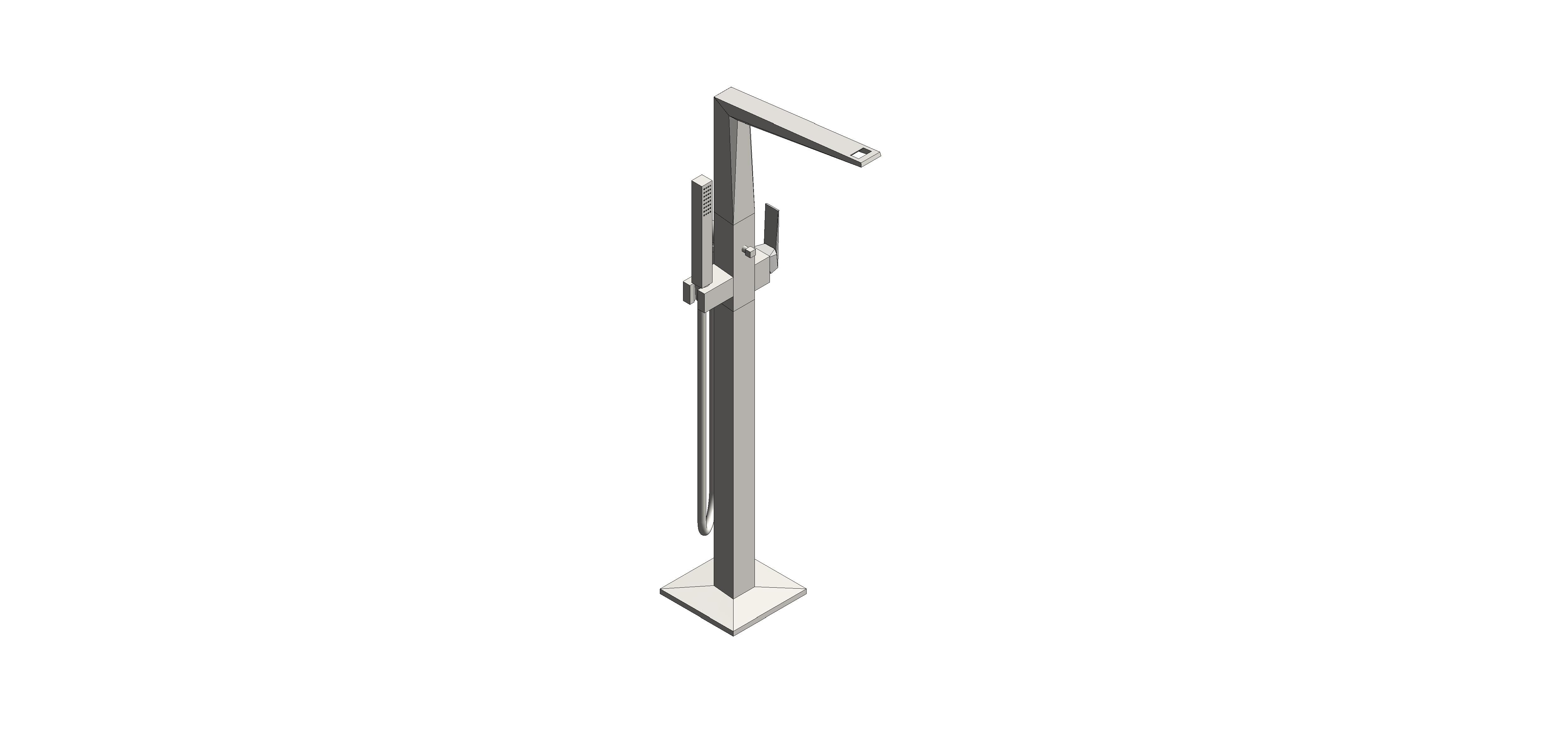 Product: ALLURE BRILLIANT PRIVATE COLLECTION Single-lever bath mixer 1/2″, floor mounted (24424DC0)