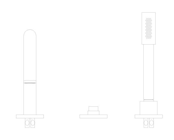 product: ATRIO Bath Mixer (25274000)