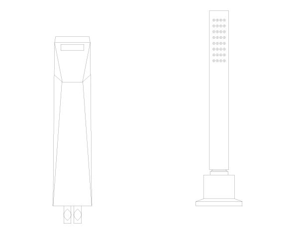 Product: ALLURE BRILLIANT PRIVATE COLLECTION 4-hole single-lever bath combination (29527AL0)