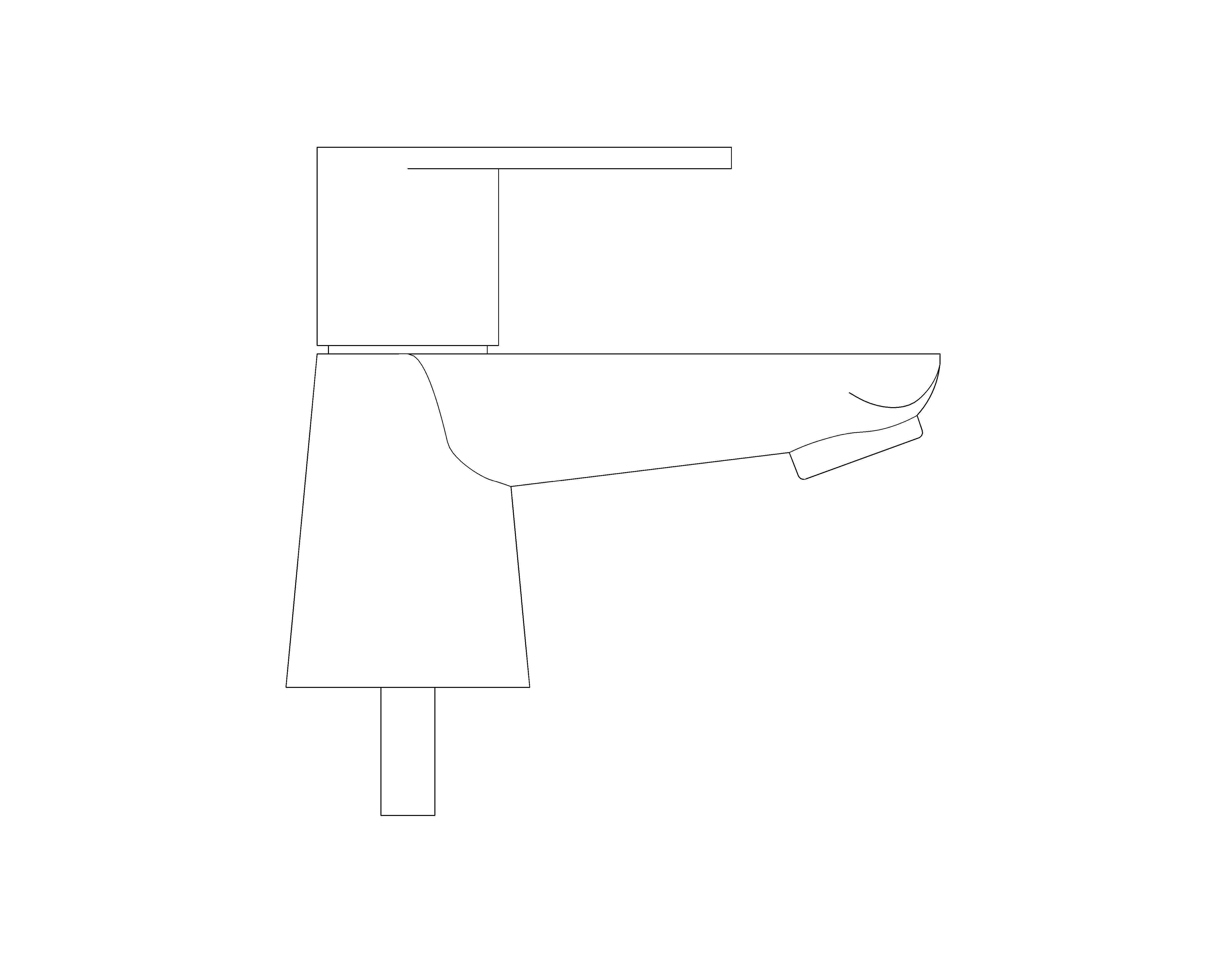 bimstore side image of the Grohe BauLoop - Pillar tap 1/2″ XS-Size - 20422000