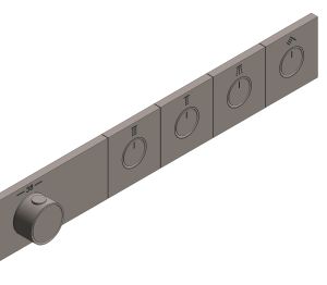 Product: GROTHERM AQUA TILES Thermostat (106867MG00)