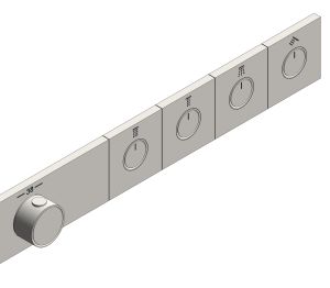 Product: GROTHERM AQUA TILES Thermostat (106867MS00)