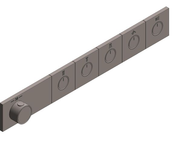 Product: GROTHERM AQUA TILES Thermostat (106868AL00)