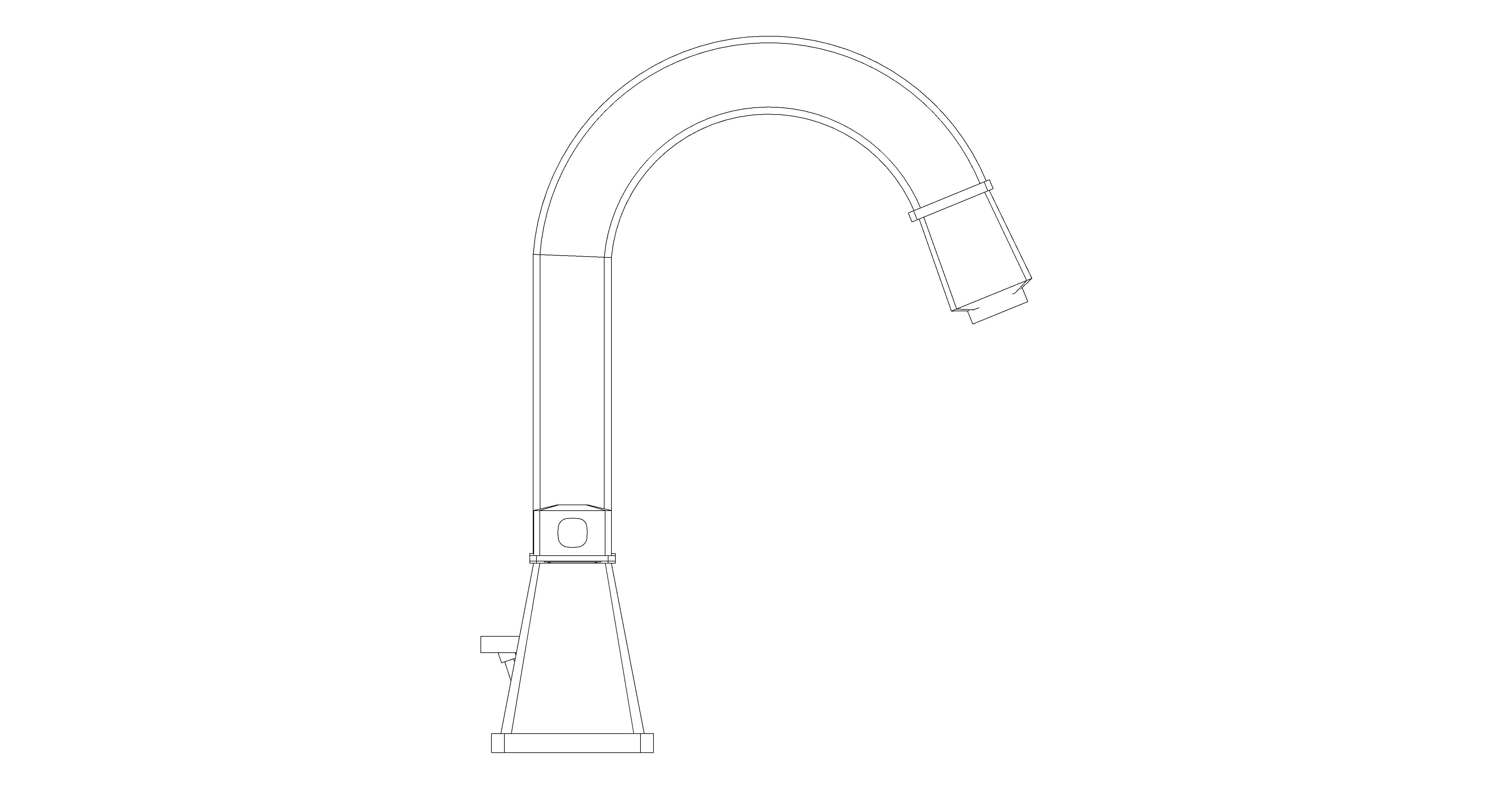 ATRIO Basin Mixer, 1/2" L-Size (2114500F)