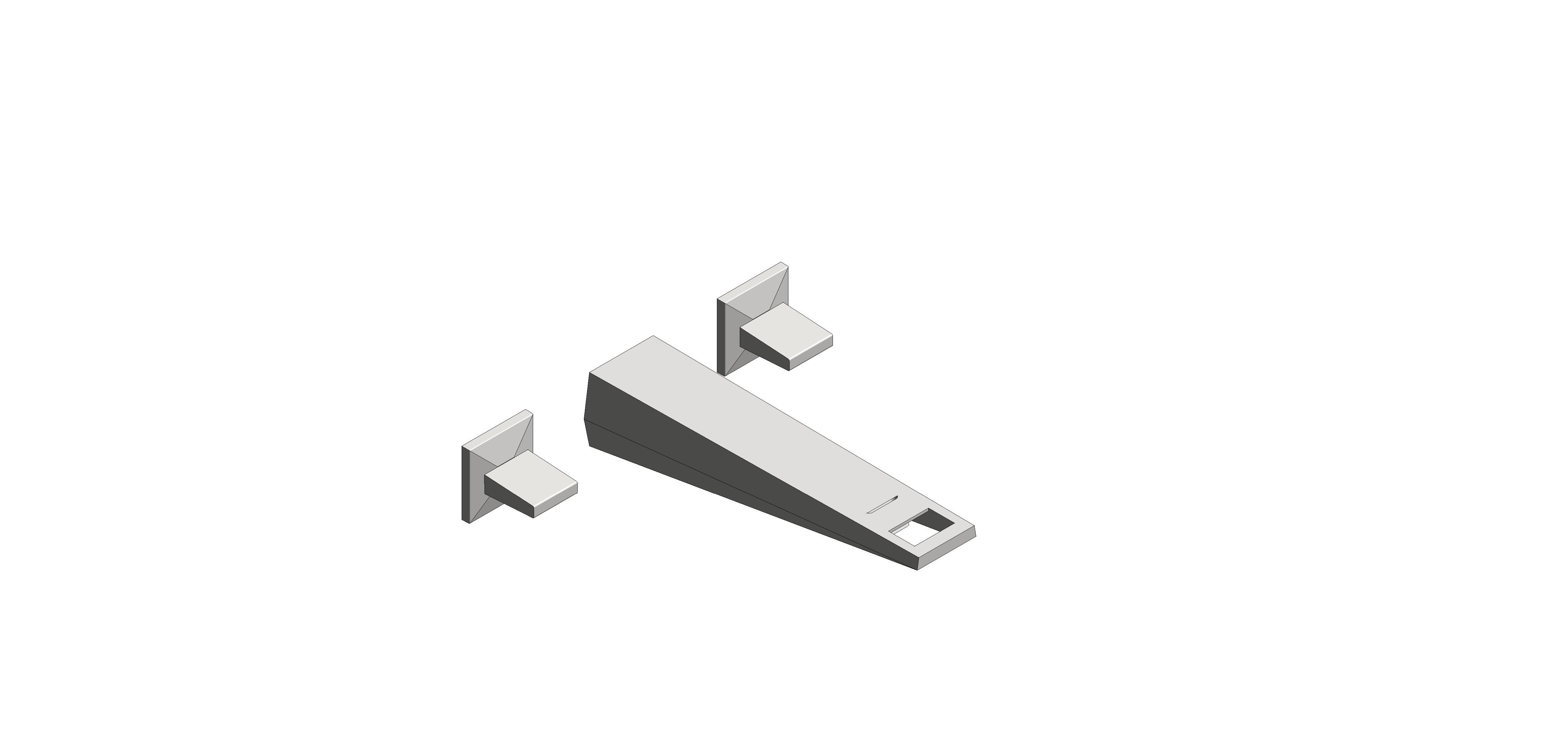 Product: ALLURE BRILLIANT Three-hole basin mixer 1/2″ L-Size (20629000)