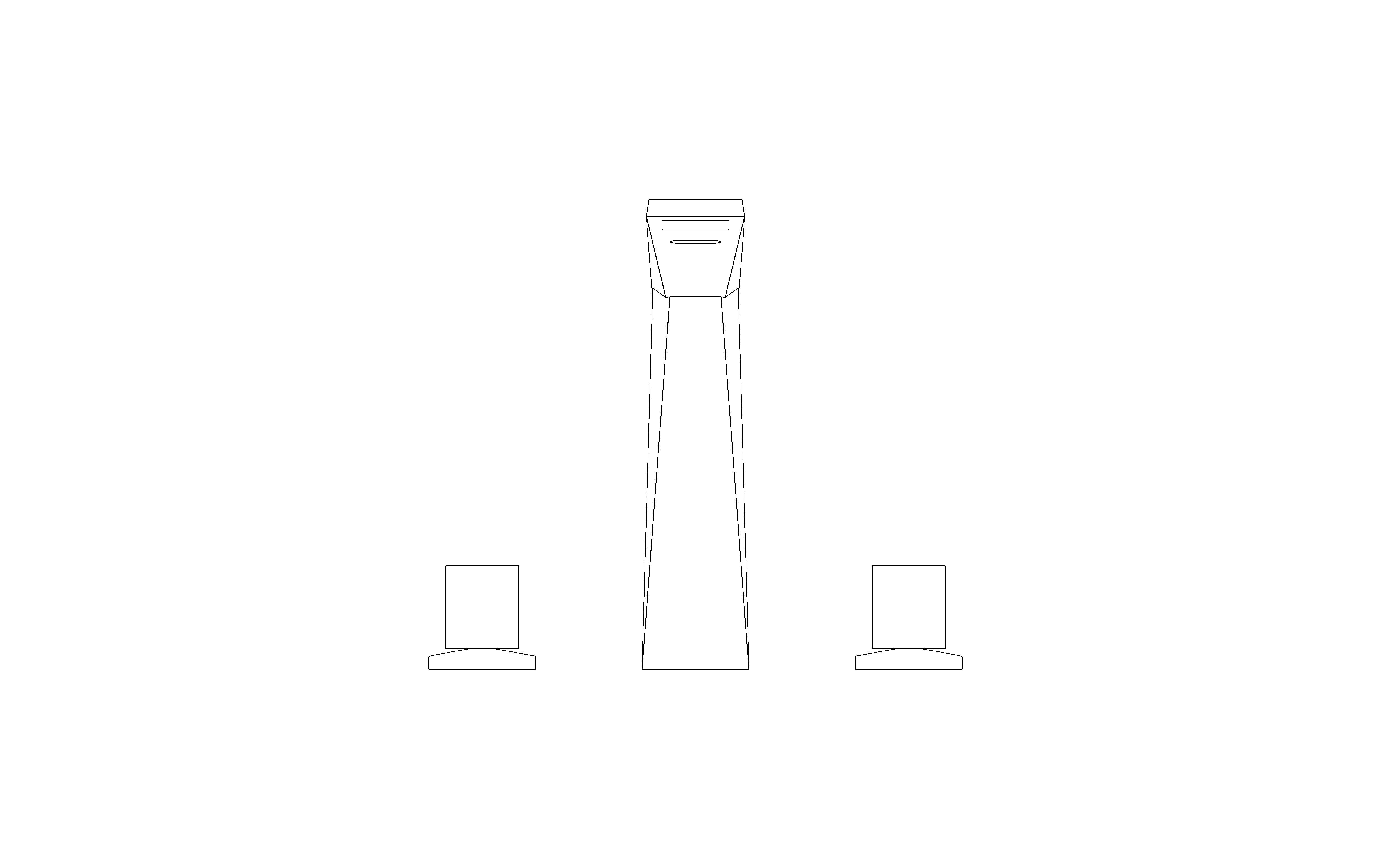 Product: ALLURE BRILLIANT Two-Handle Basin (2062700F)