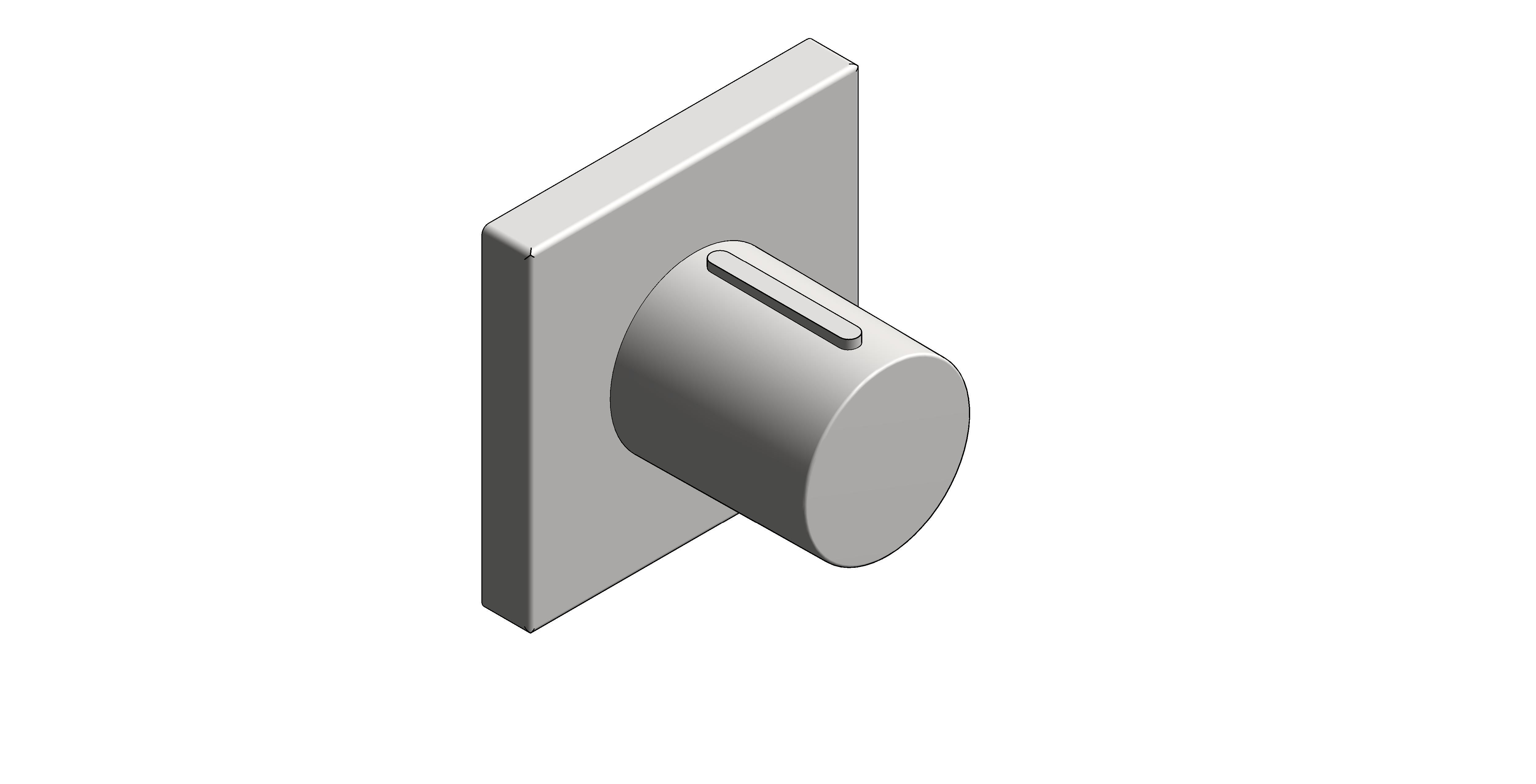 Product: GROHTHERM F Single volume control trim (100754MS00)