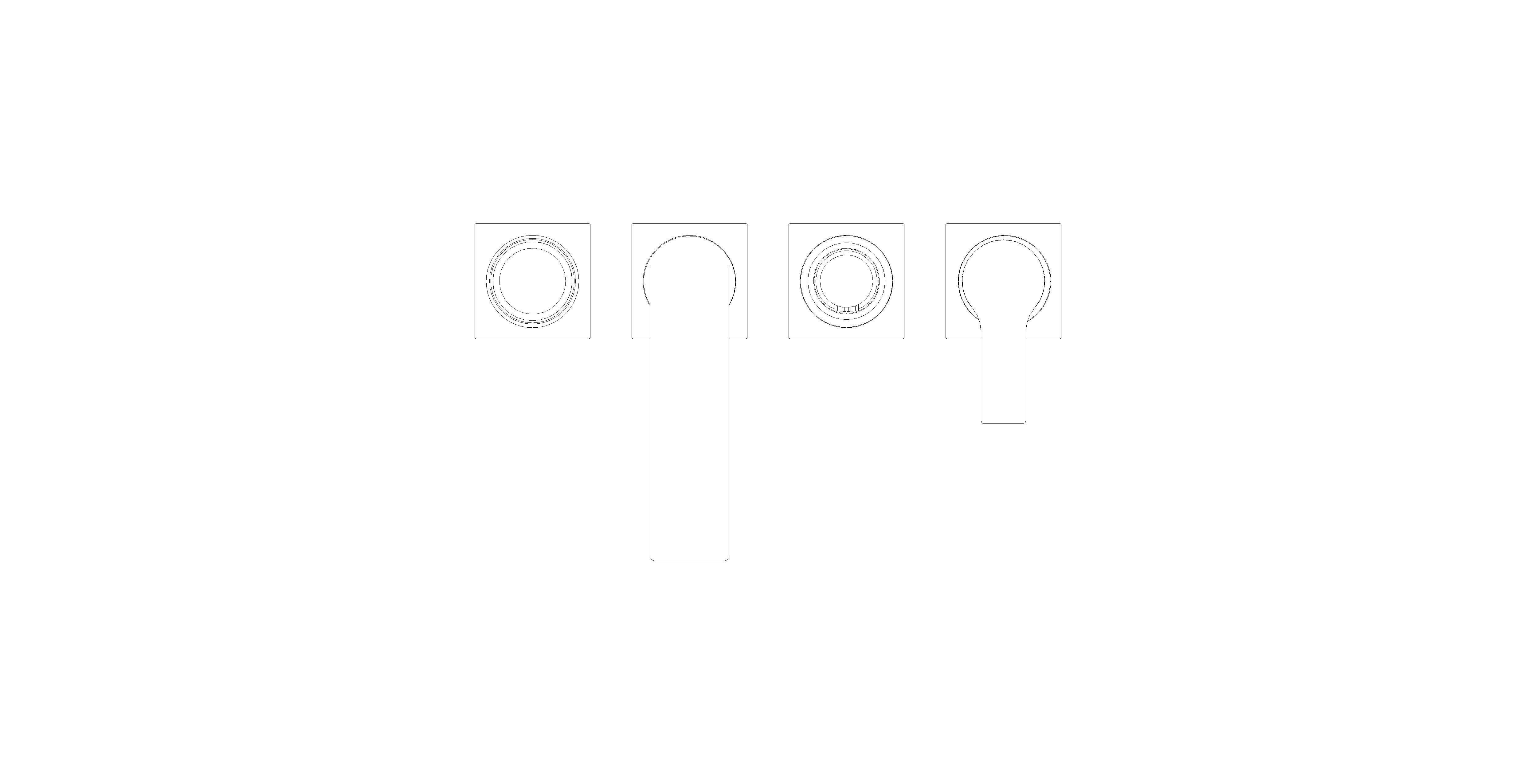 Product: ALLURE 4-hole single-lever bath combination (19316MS1)