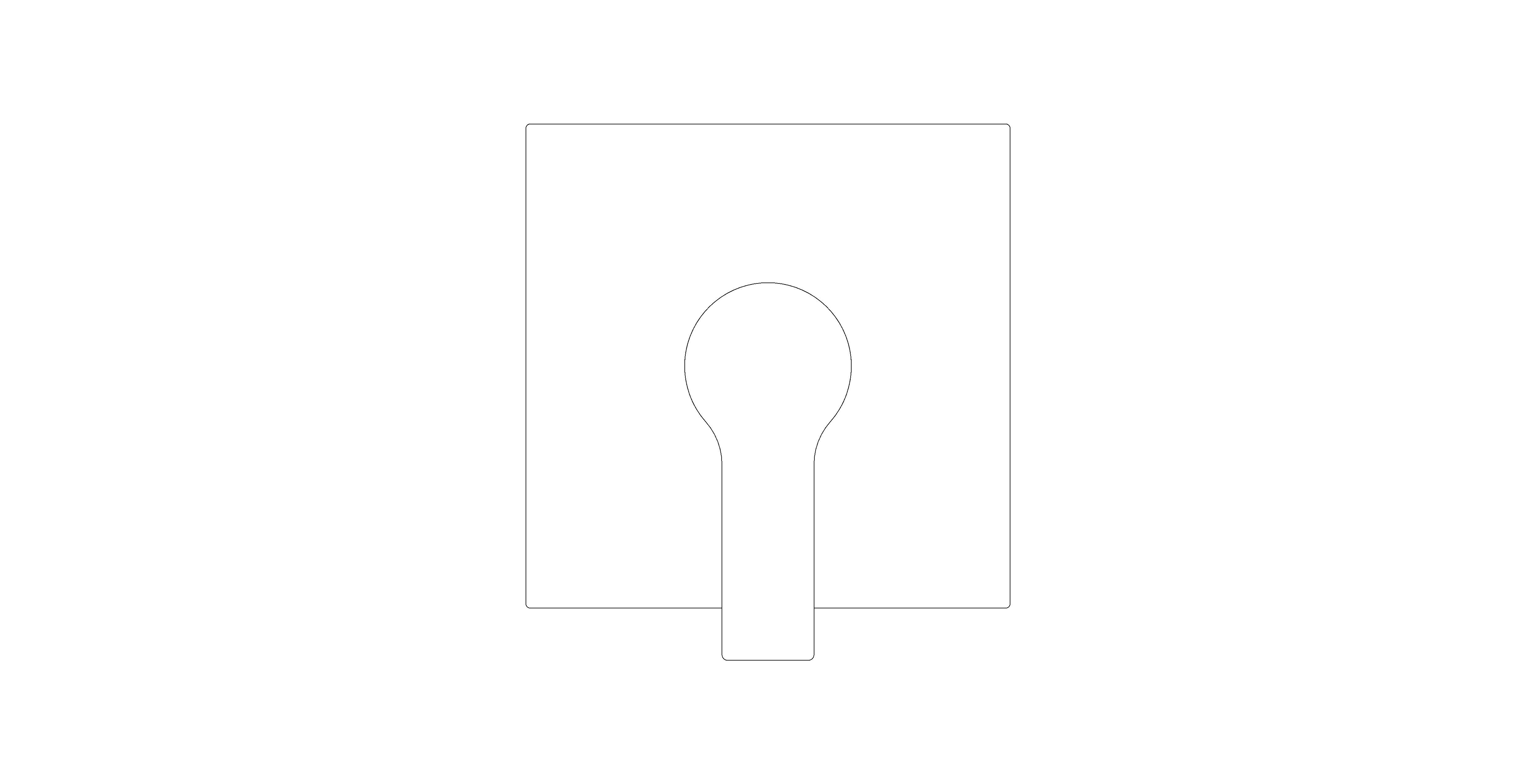 Product: ALLURE Single-lever shower mixer trim (19317MS1)