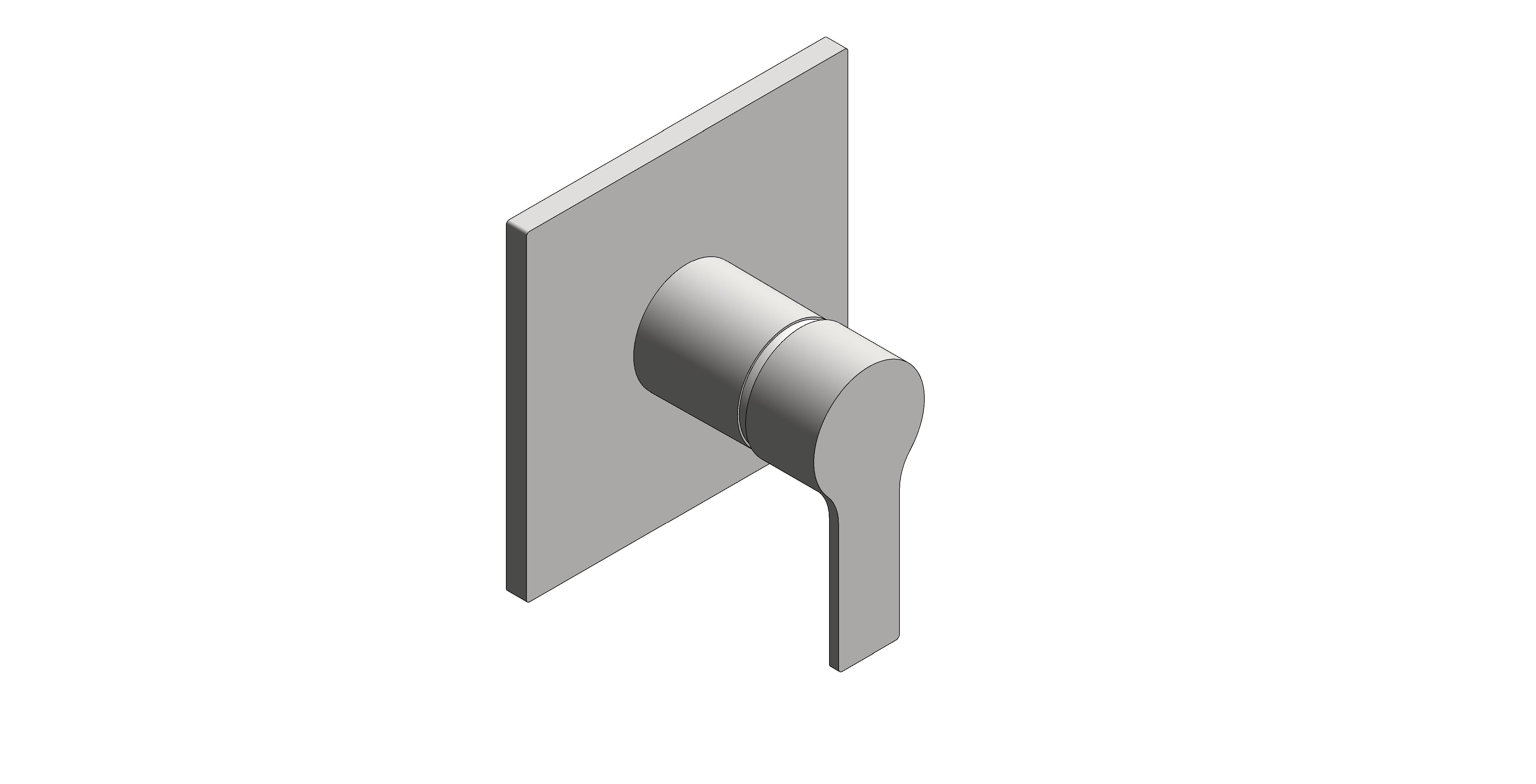 Product: ALLURE Single-lever shower mixer trim (19317MS1)