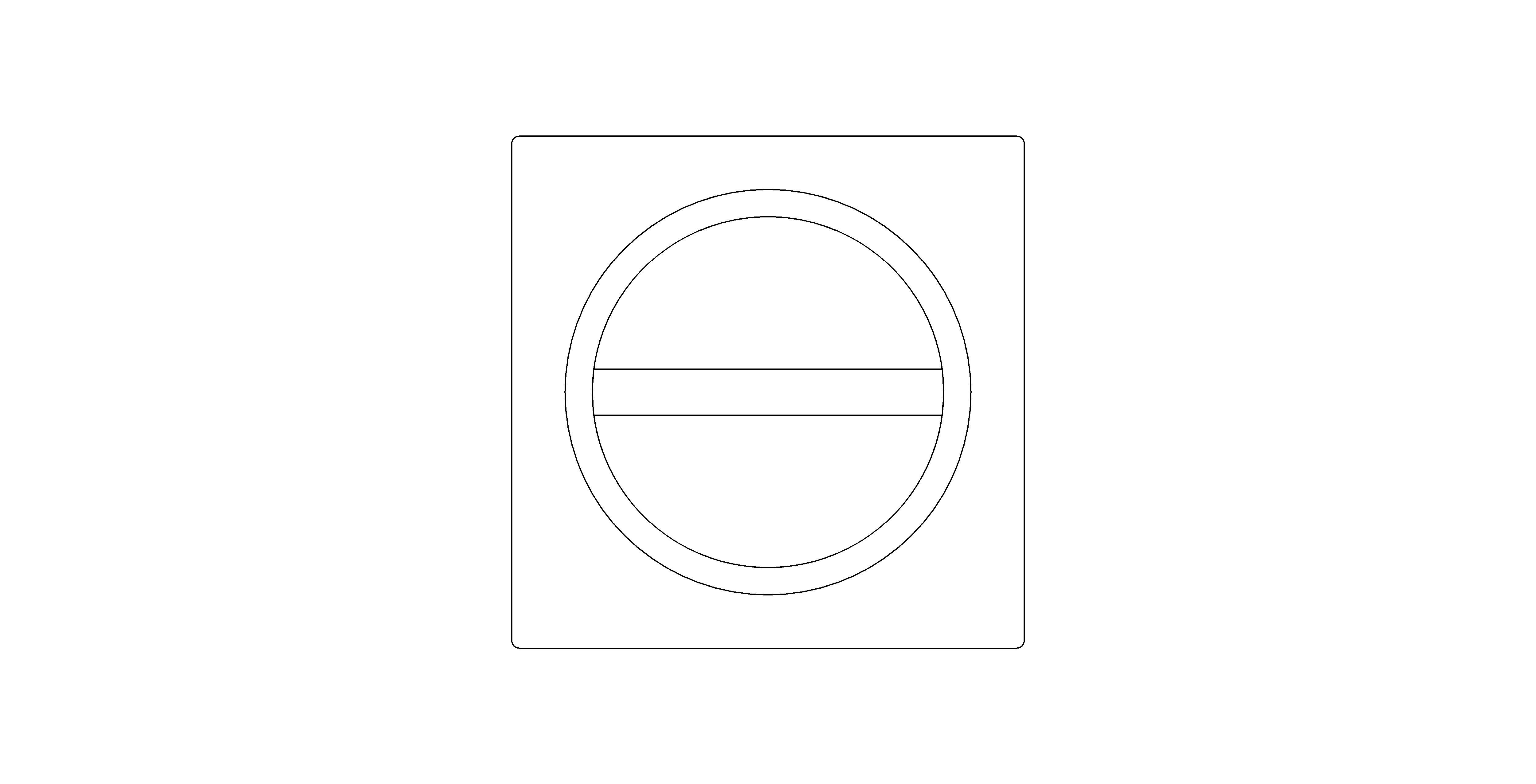 Product: ALLURE Concealed stop-valve trim (19334MS1)