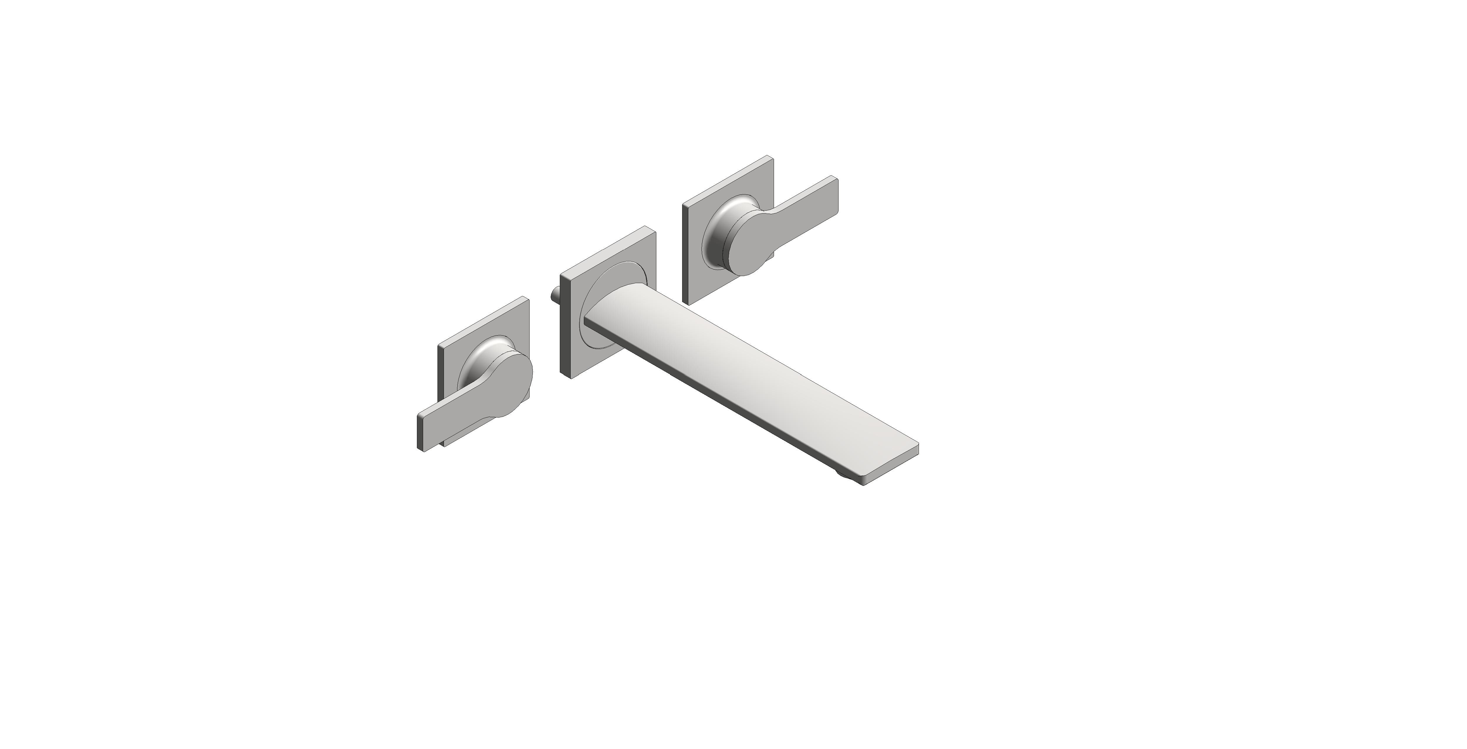 Product: ALLURE Three-hole basin mixer 1/2″ M-Size (20193MS2)