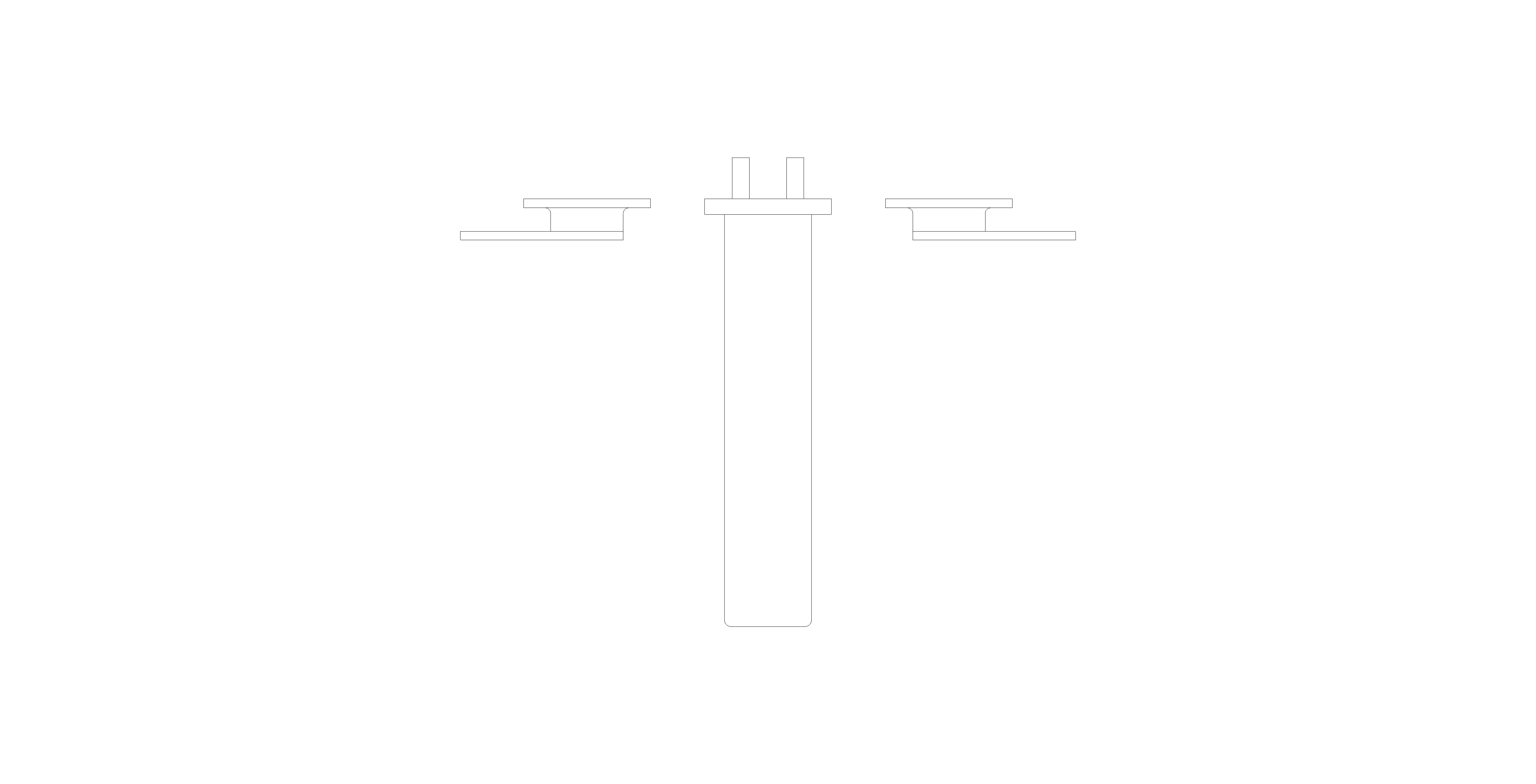 Product: ALLURE Three-hole basin mixer 1/2″ M-Size (20193MS2)