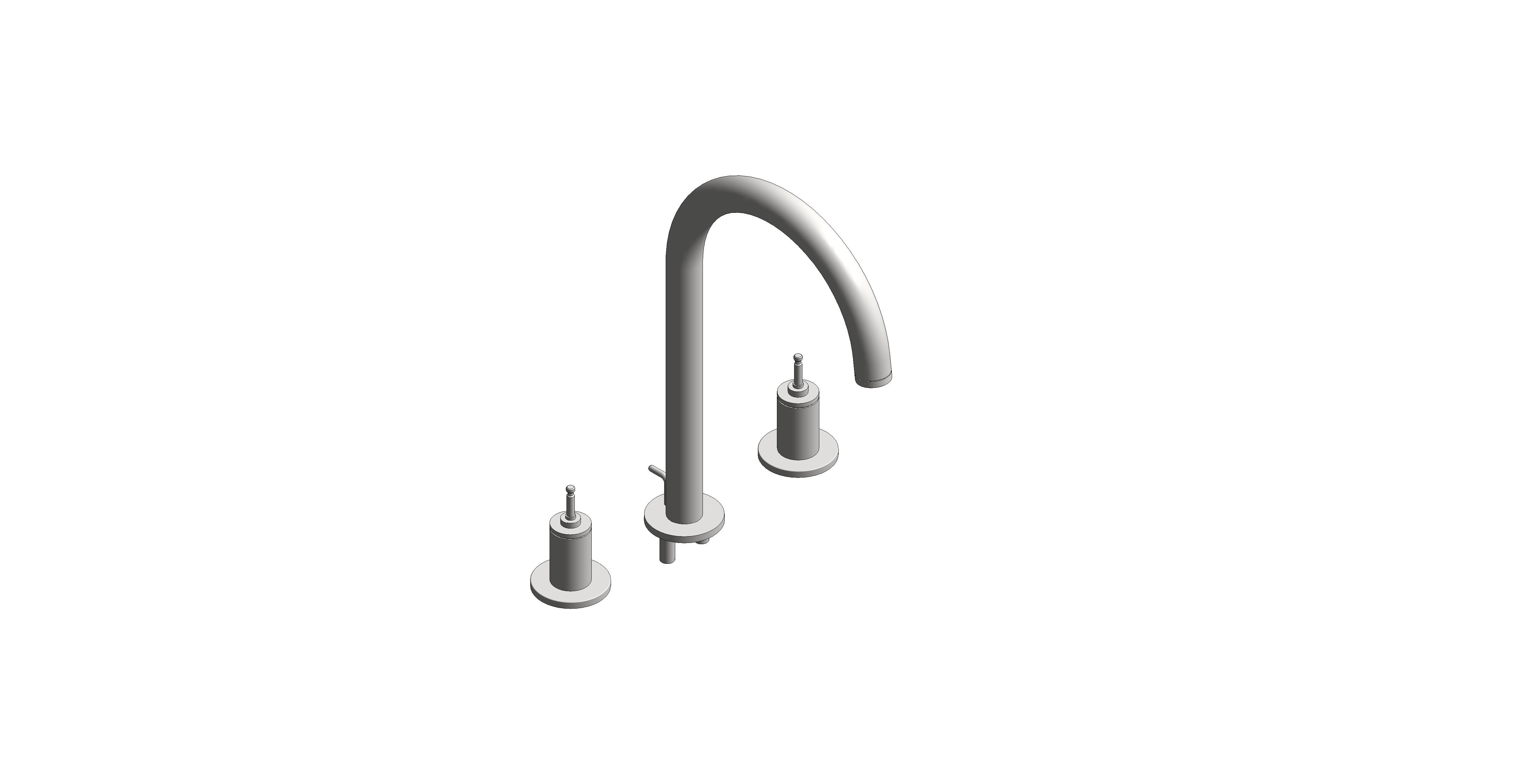 Product: ATRIO PRIVATE COLLECTION Three-hole basin mixer 1/2″ L-Size (20593MS0)