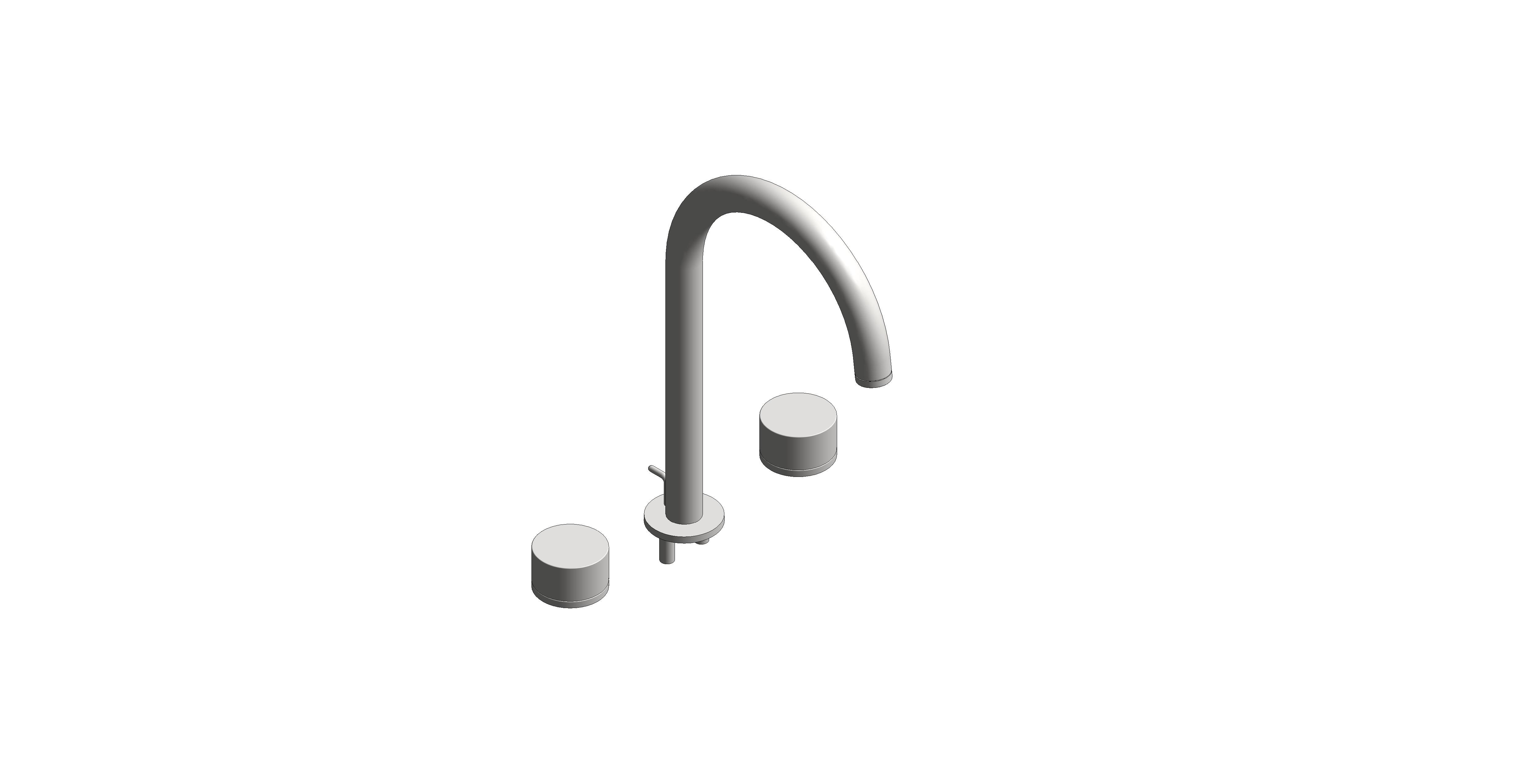 Product: ATRIO PRIVATE COLLECTION Three-hole basin mixer 1/2″ L-Size (20595MS0)