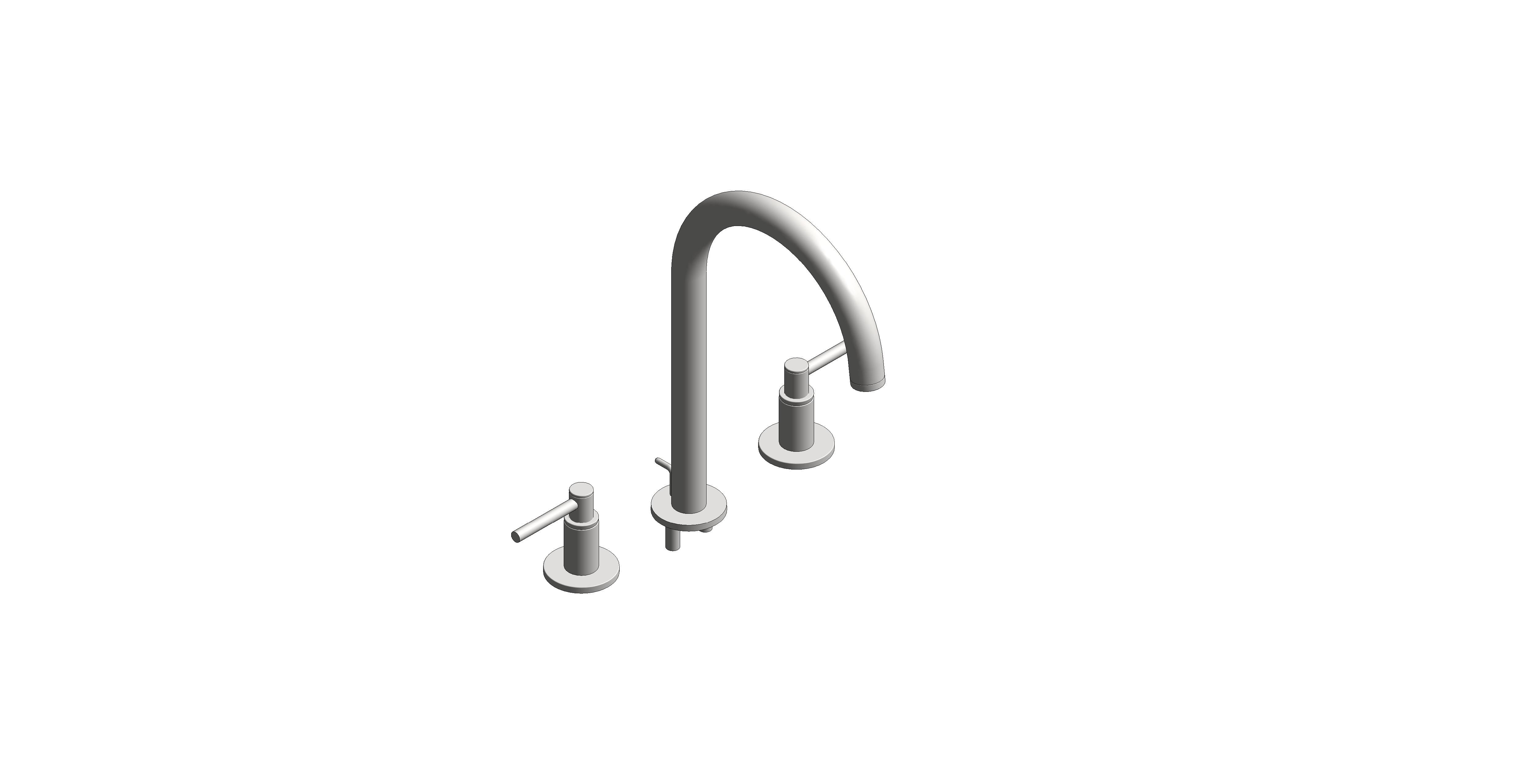 Product: ATRIO Three-hole basin mixer 1/2″ L-Size (20649MS0)