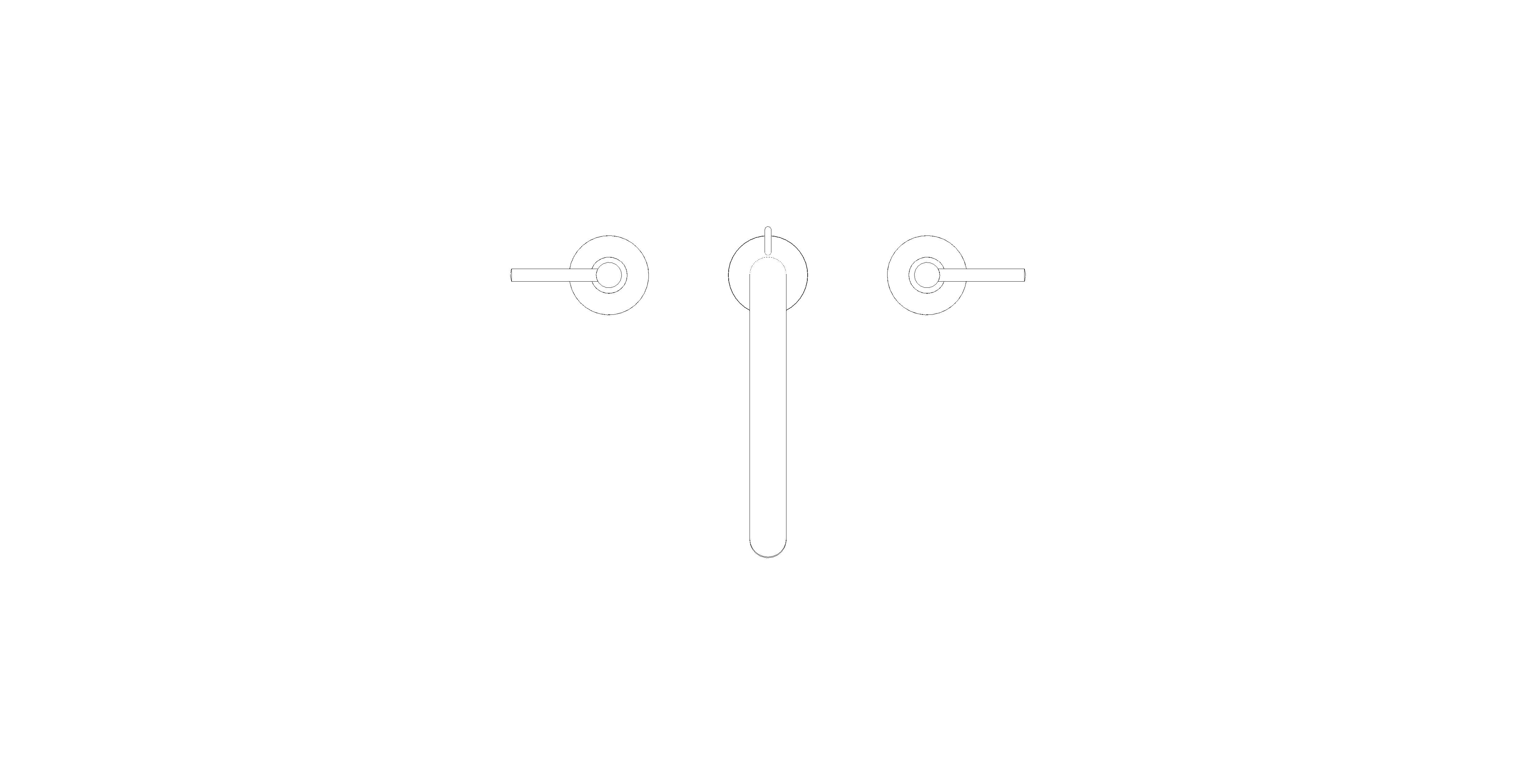 Product: ATRIO Three-hole basin mixer 1/2″ L-Size (20649MS0)