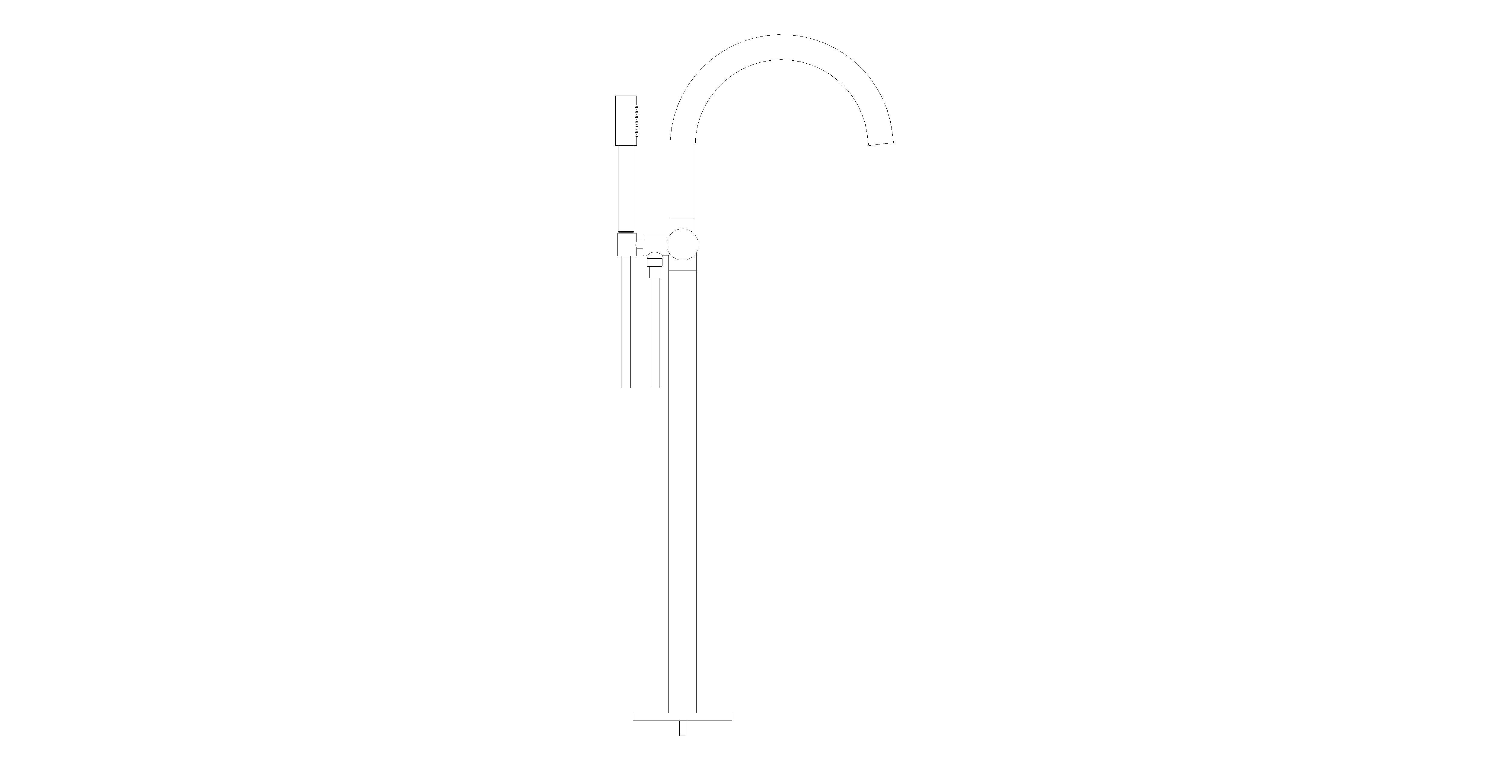 Product: ATRIO Single-lever bath mixer, floor mounted (24368MS0)