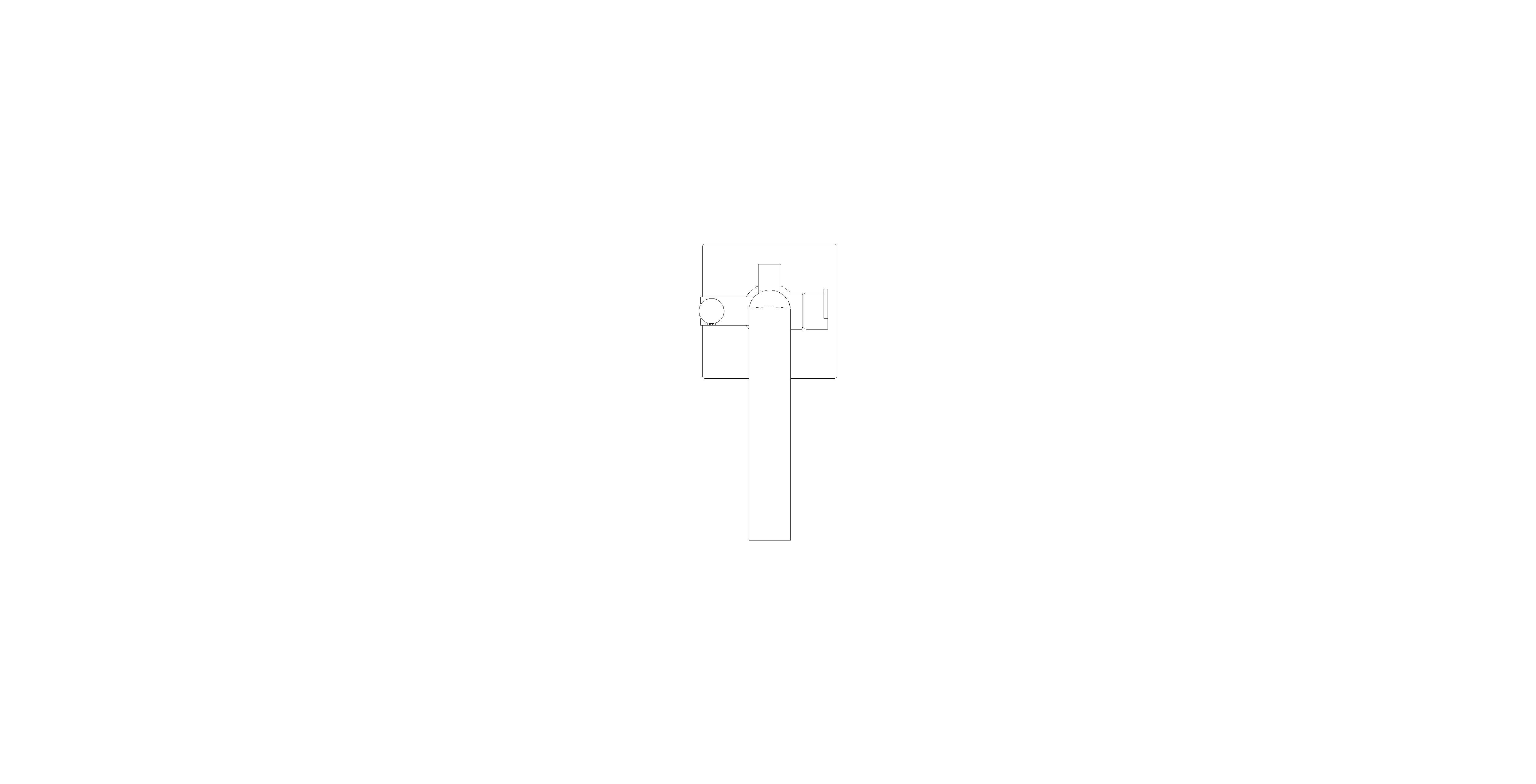 Product: ALLURE Single-lever bath mixer 1/2″, floor mounted (25222MS1)