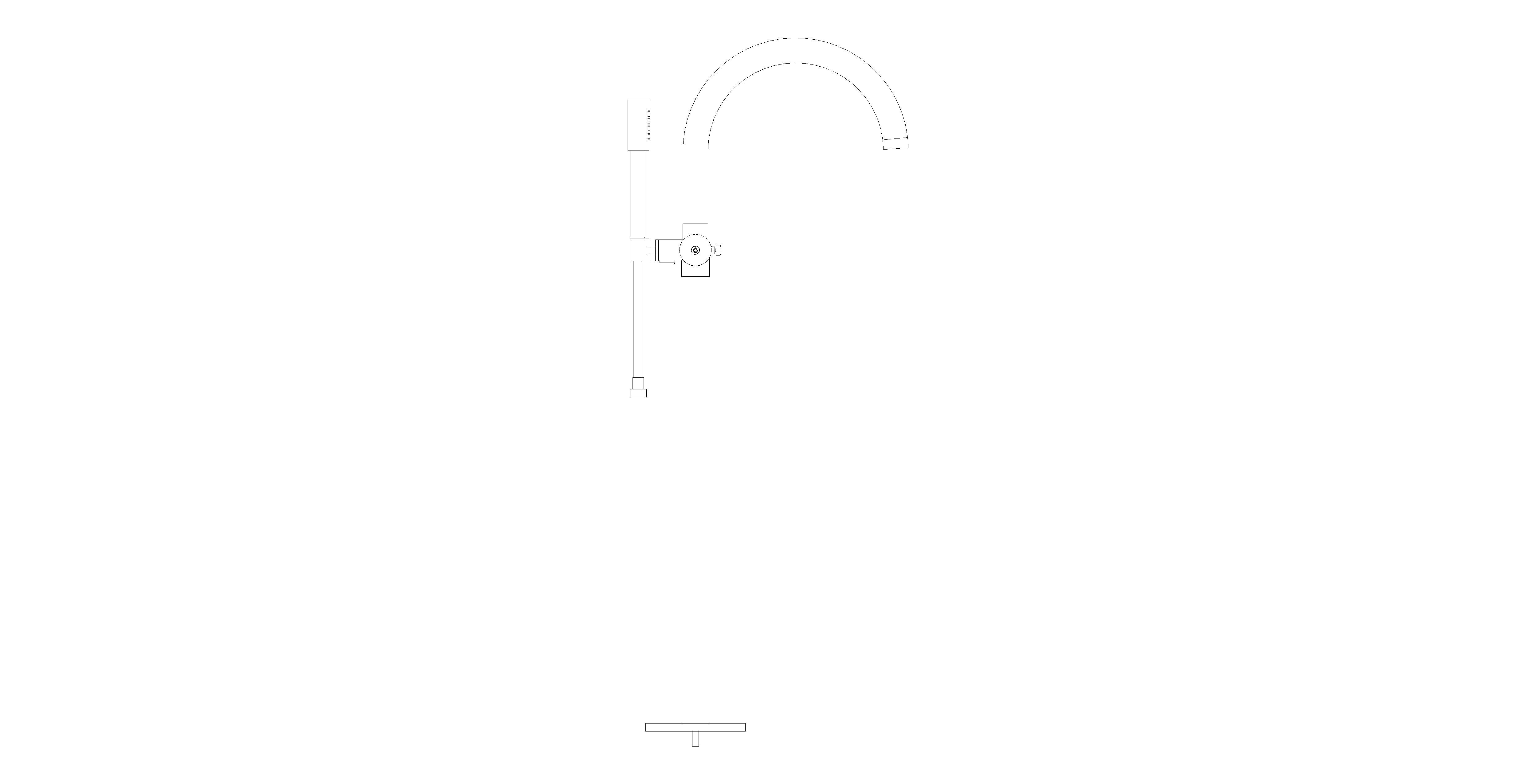 Product: ATRIO PRIVATE COLLECTION Bath / shower mixer 1/2″ (25227MS0)