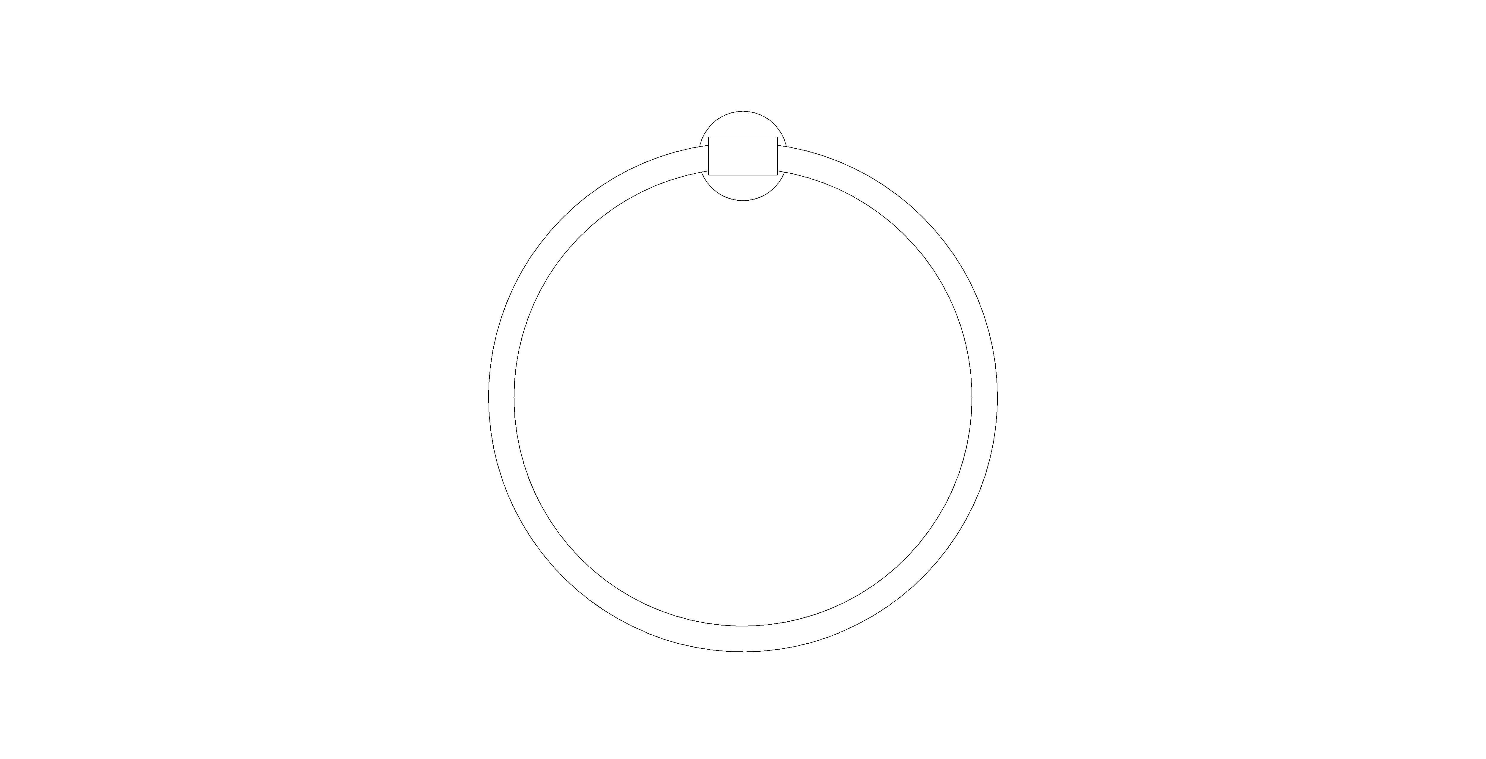 Product: ATRIO Towel ring (40887MS0)