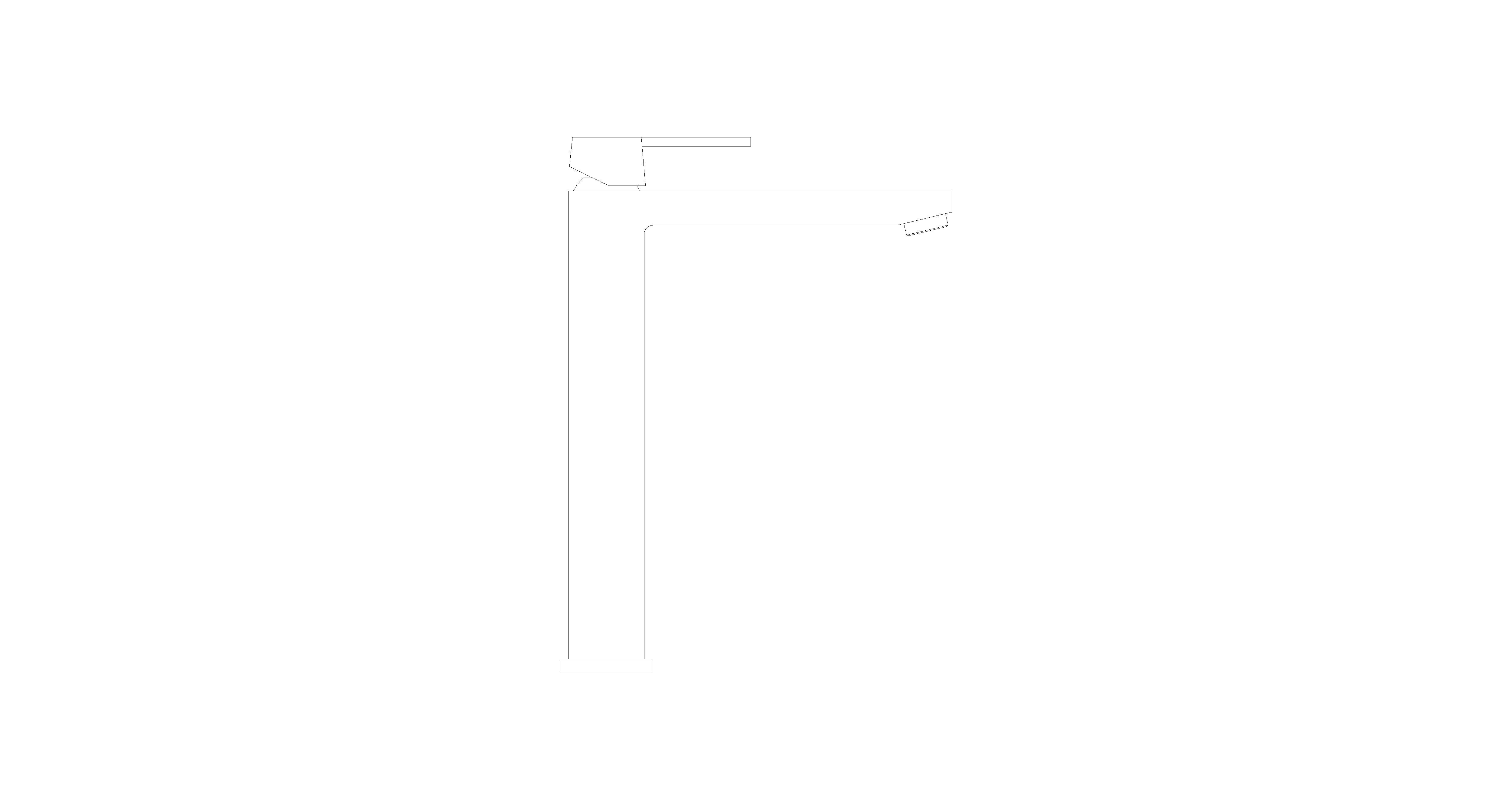 Product: EUROCUBE Basin Mixer 1/2″ XL-Size (23406GLC)