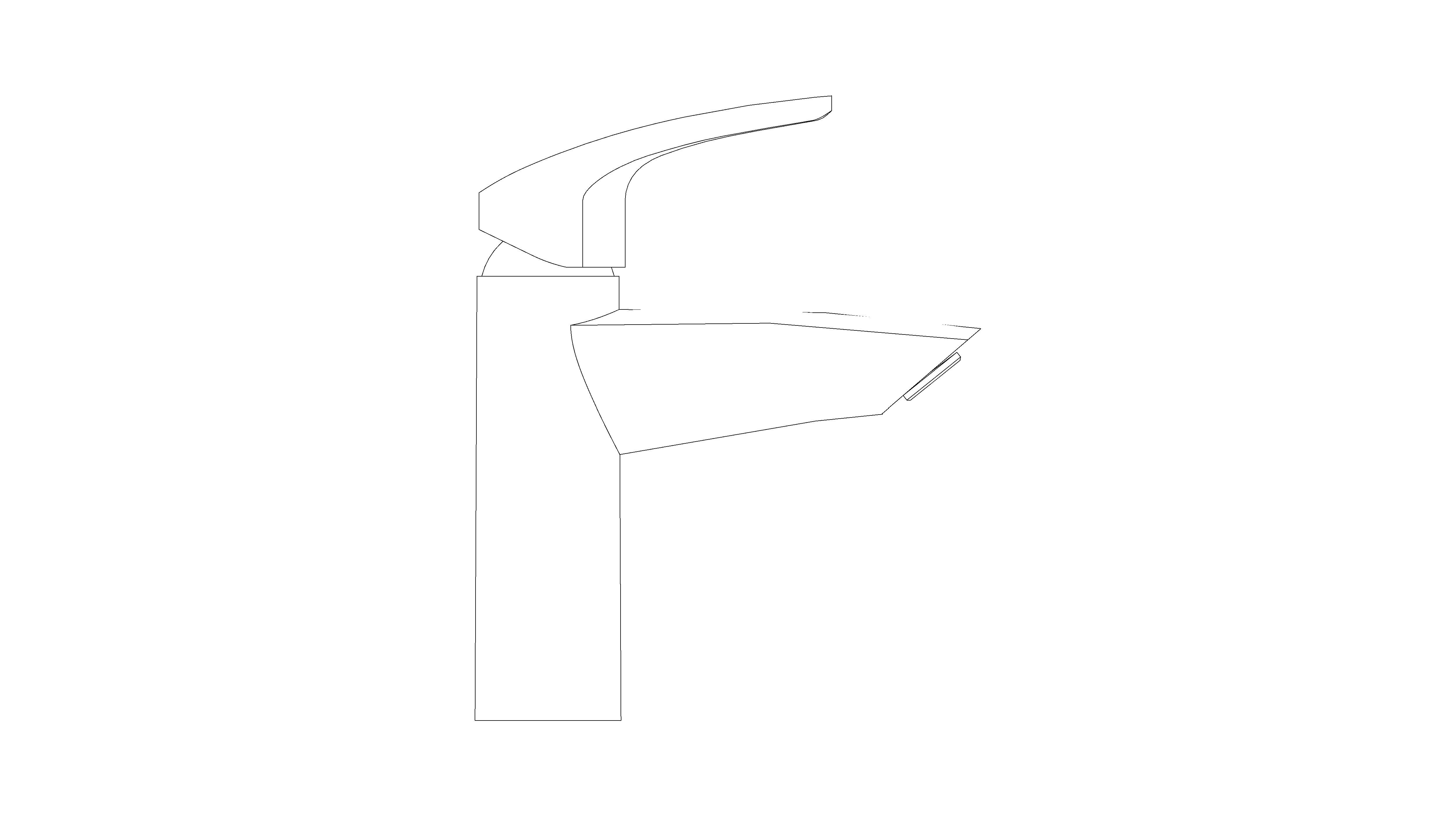 Product: Eurosmart - Single-Lever Basin Mixer 1/2″ M-Size - 23976003