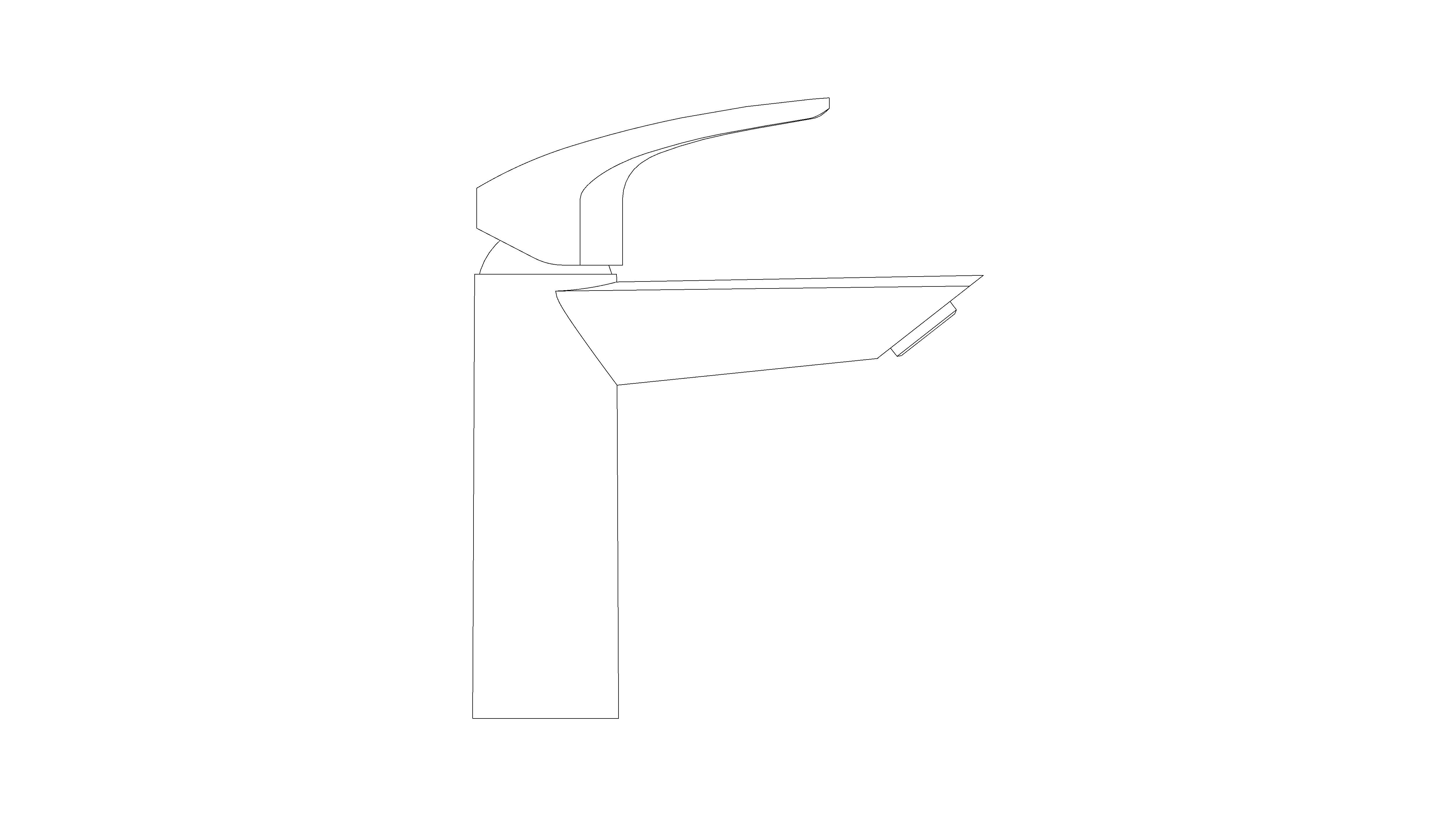 Product: Eurosmart - Single-Lever Basin Mixer 1/2″ M-Size - 23989003