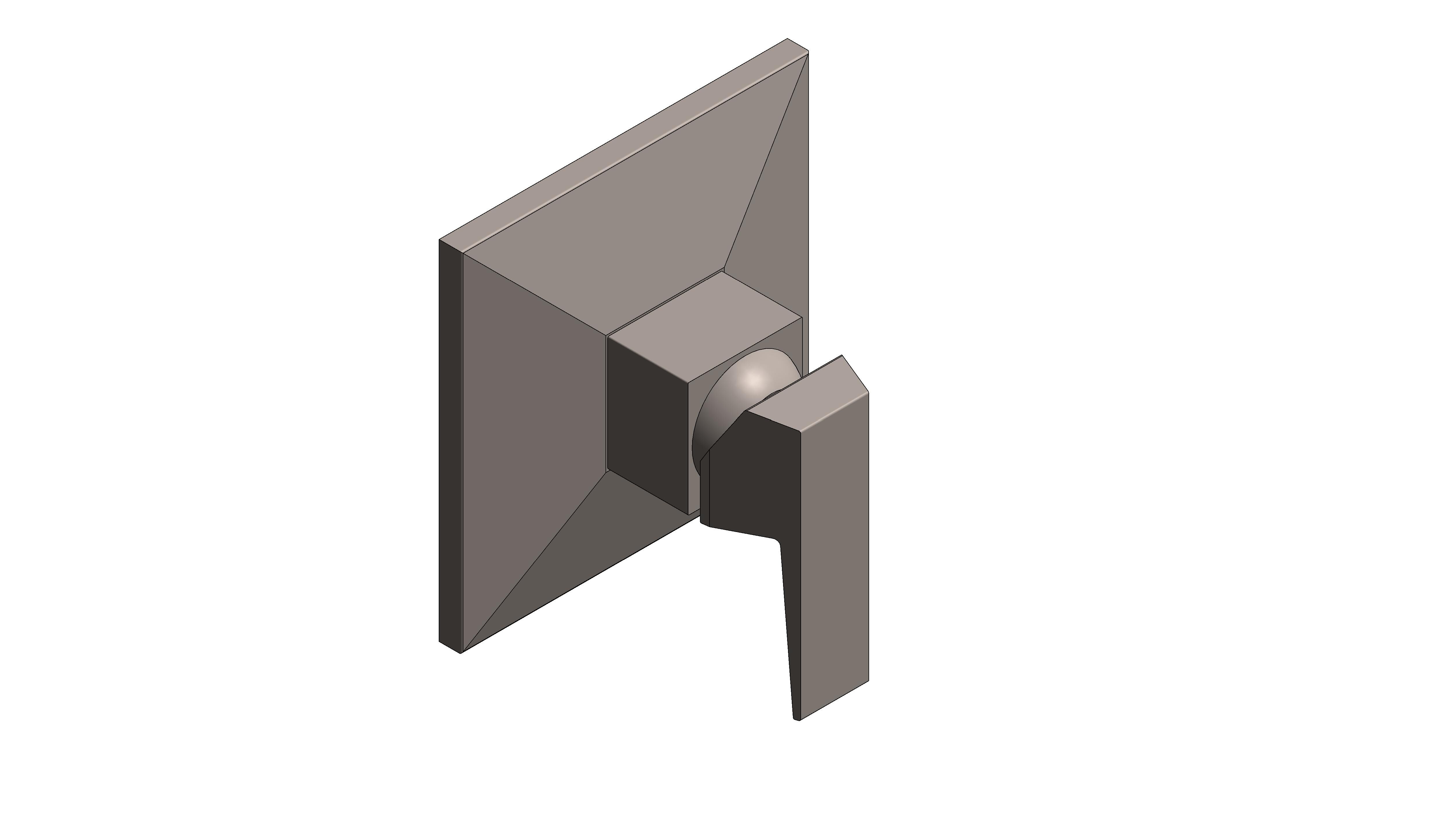 Product: ALLURE BRILLIANT Single-lever shower mixer trim (24277AL0)