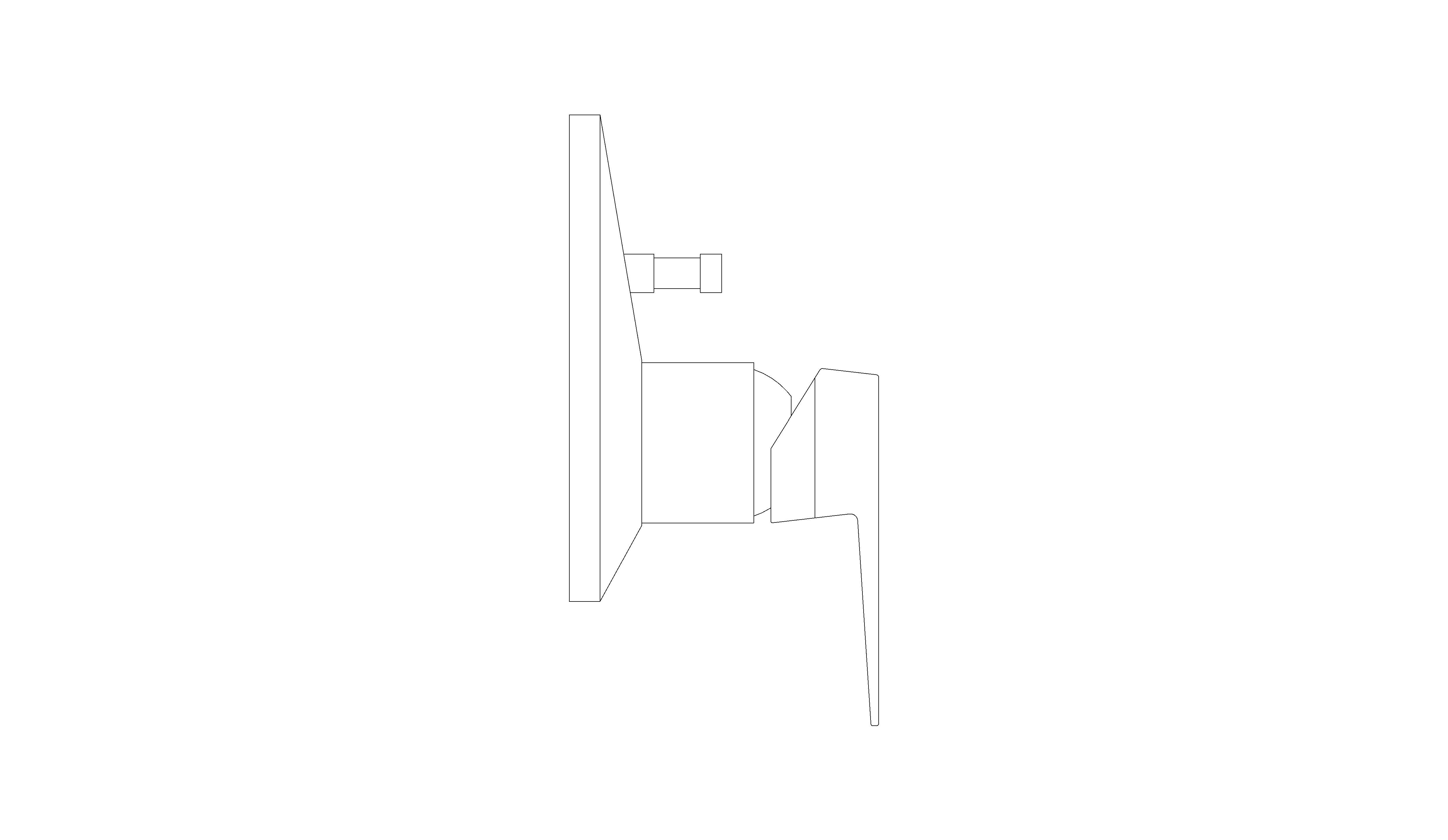 Product: ALLURE BRILLIANT Single-lever mixer with 2-way diverter (24279DC0)