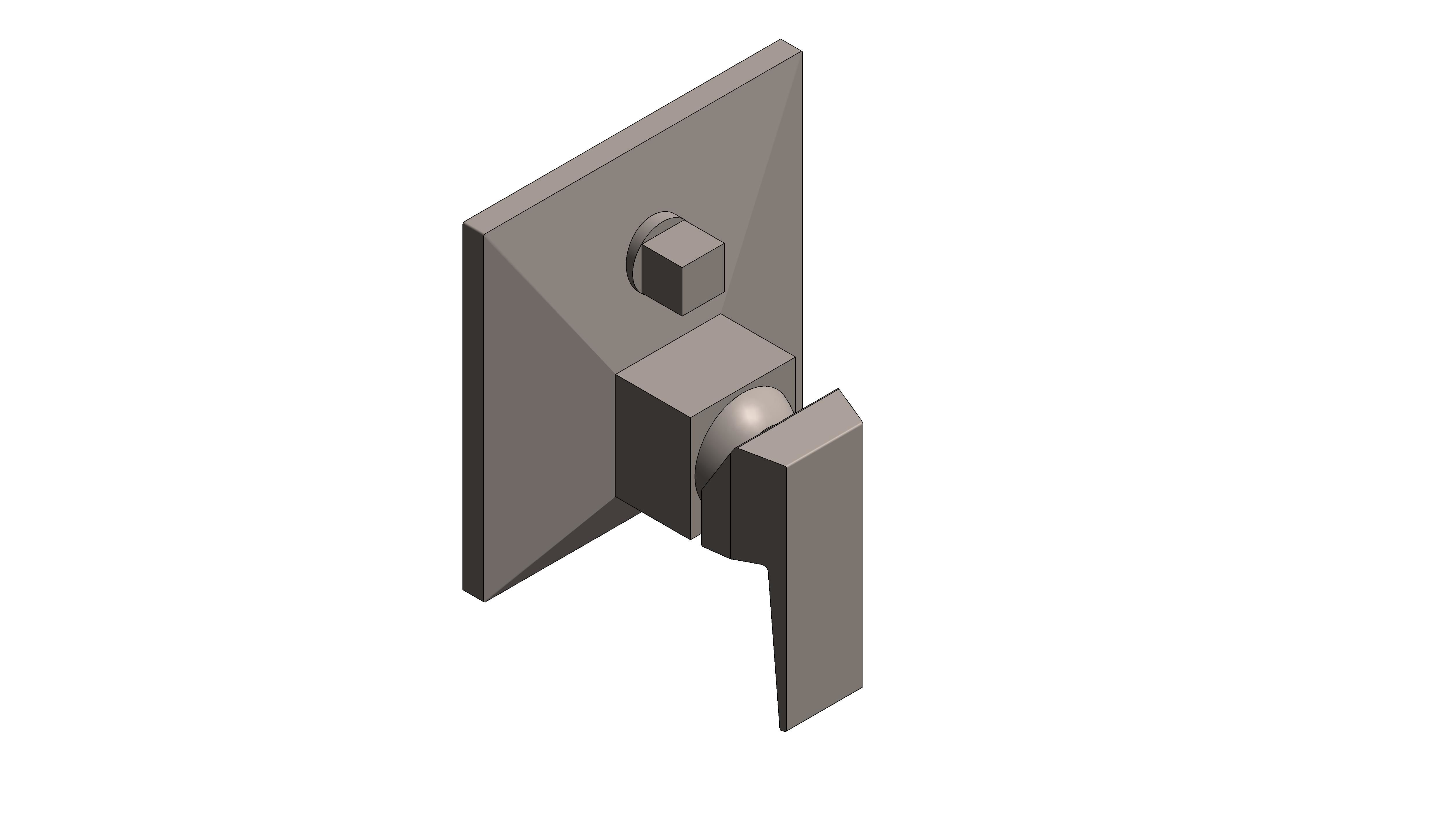Product: ALLURE BRILLIANT Single-lever mixer with 3-way diverter (24340AL0)