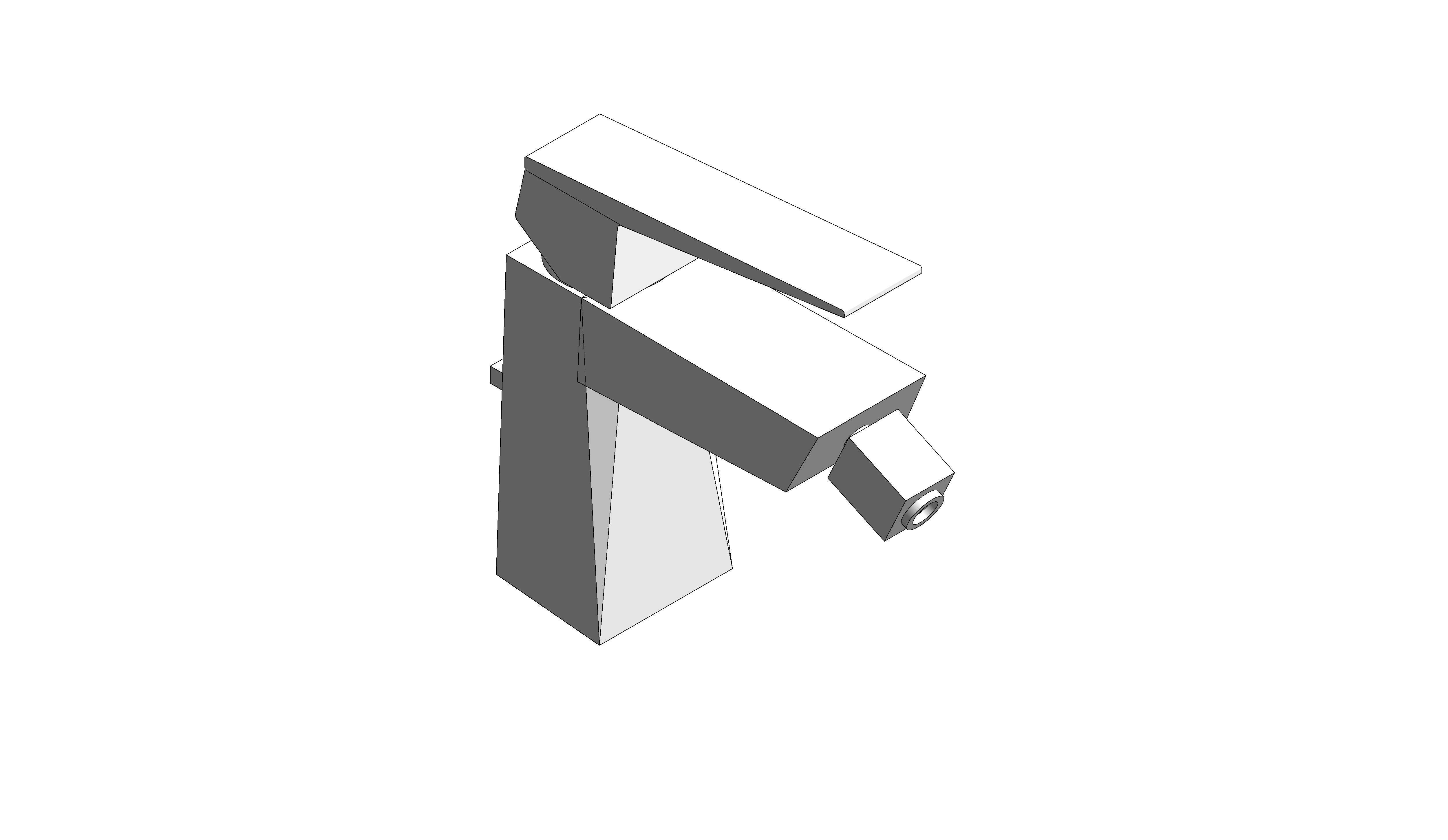 Product: ALLURE BRILLIANT Bidet mixer 1/2″ (24347000)