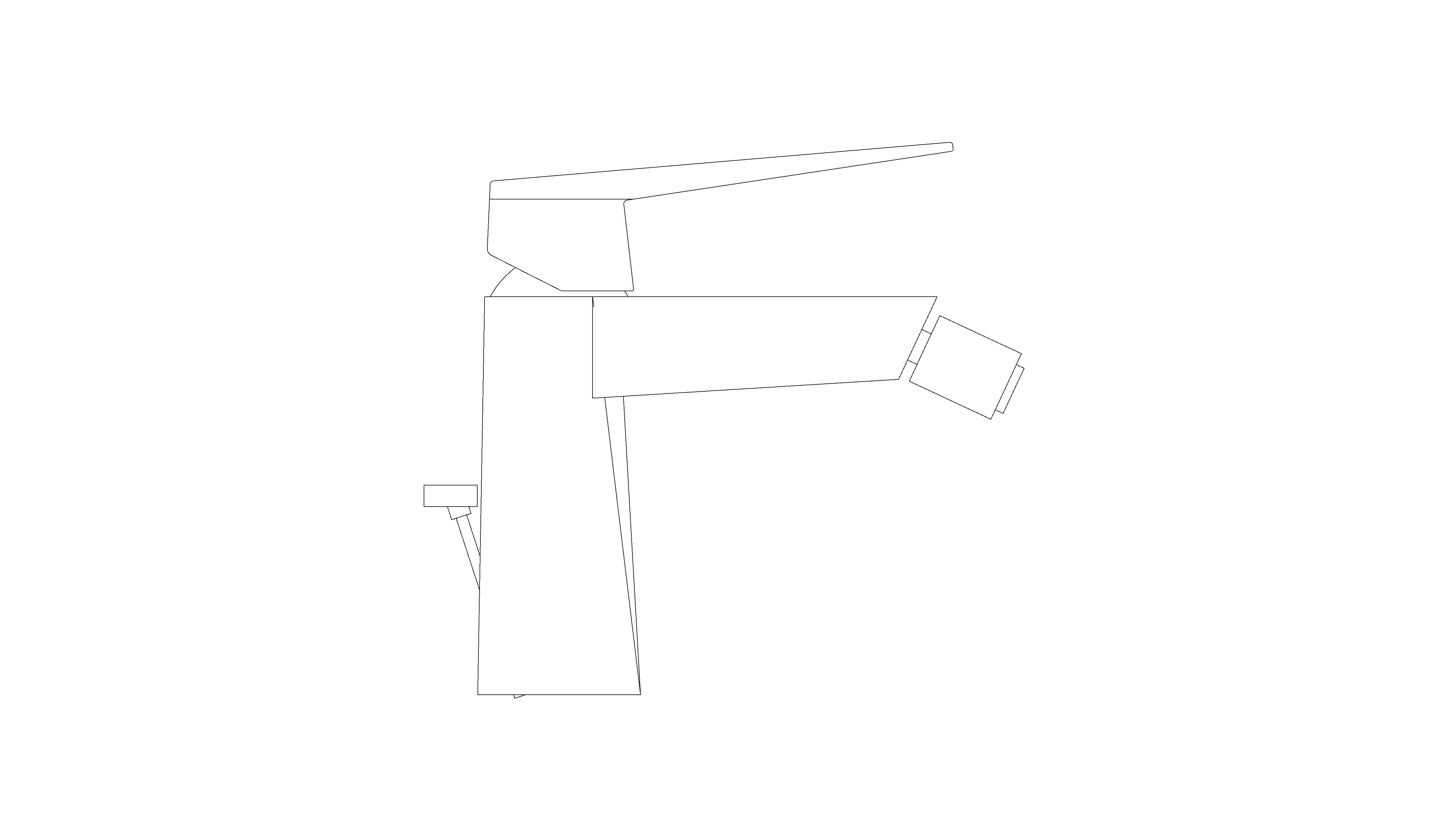 Product: ALLURE BRILLIANT Bidet mixer 1/2″ (24347DC0)