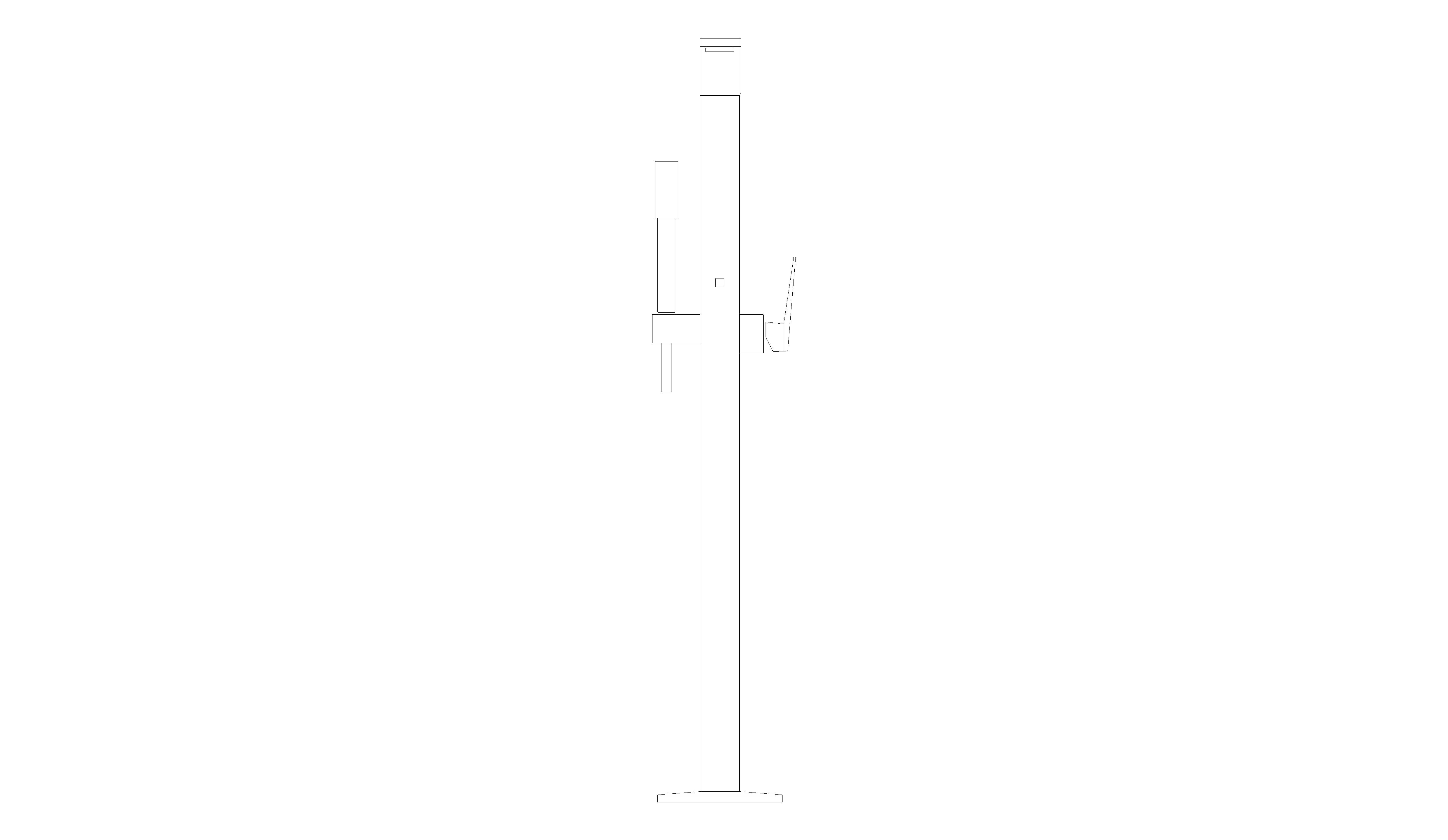 Product: ALLURE BRILLIANT Single-lever bath mixer 1/2″, floor mounted (24348001)