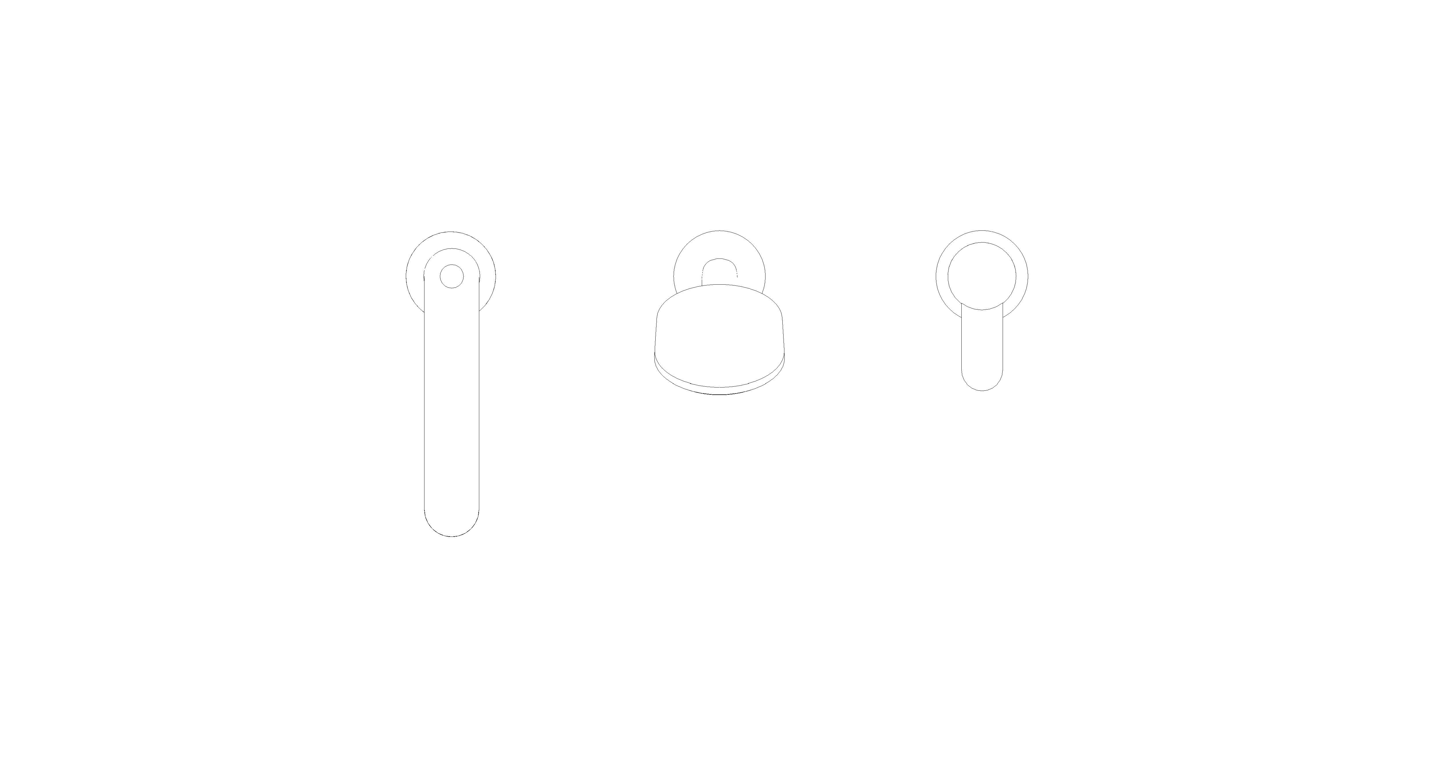 Product: BAUEDGE Three-Hole Bath Combination (25117GLC)