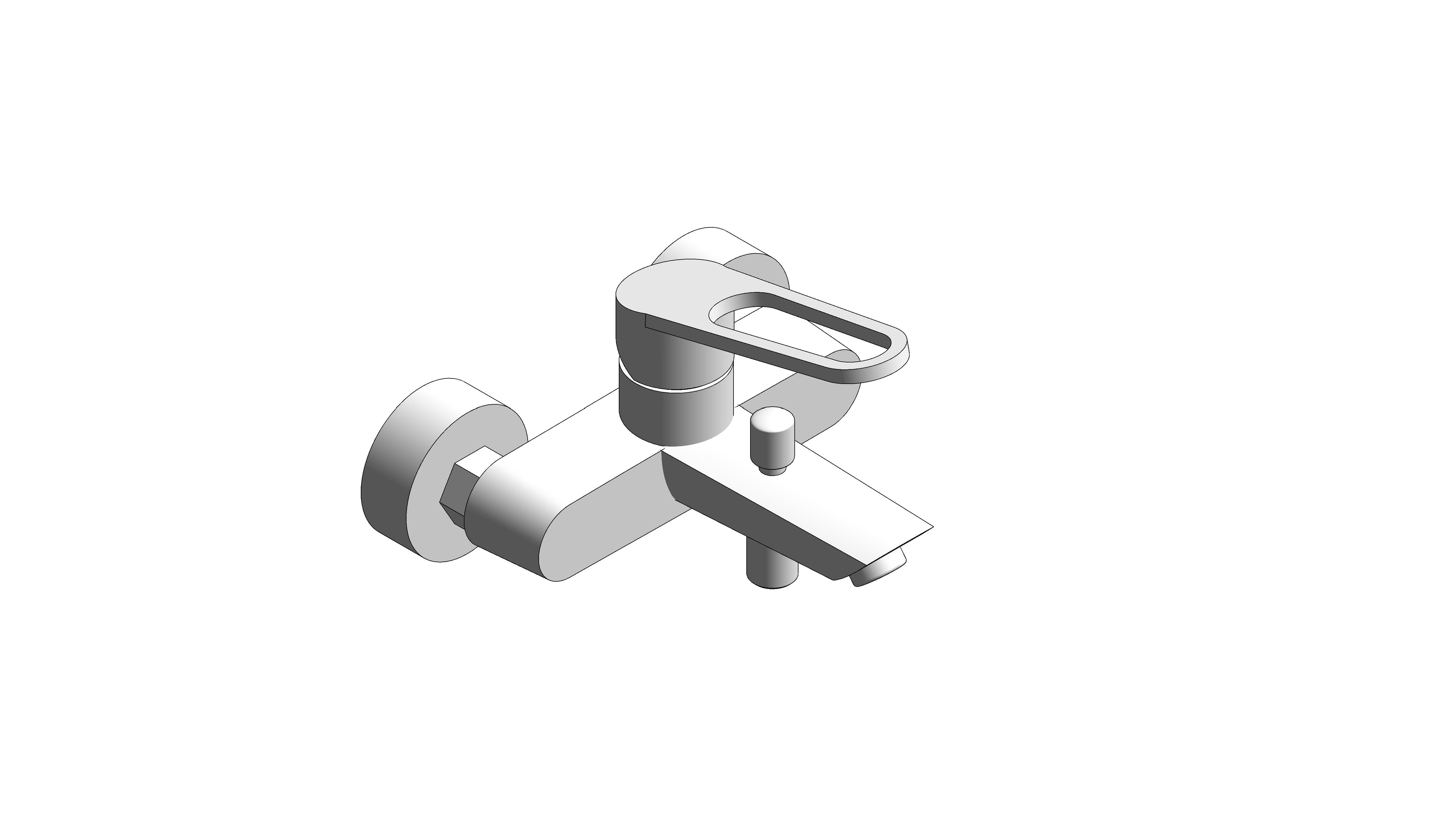 Product: Eurosmart - Single-Lever Bath Mixer 1/2″ - 25241003