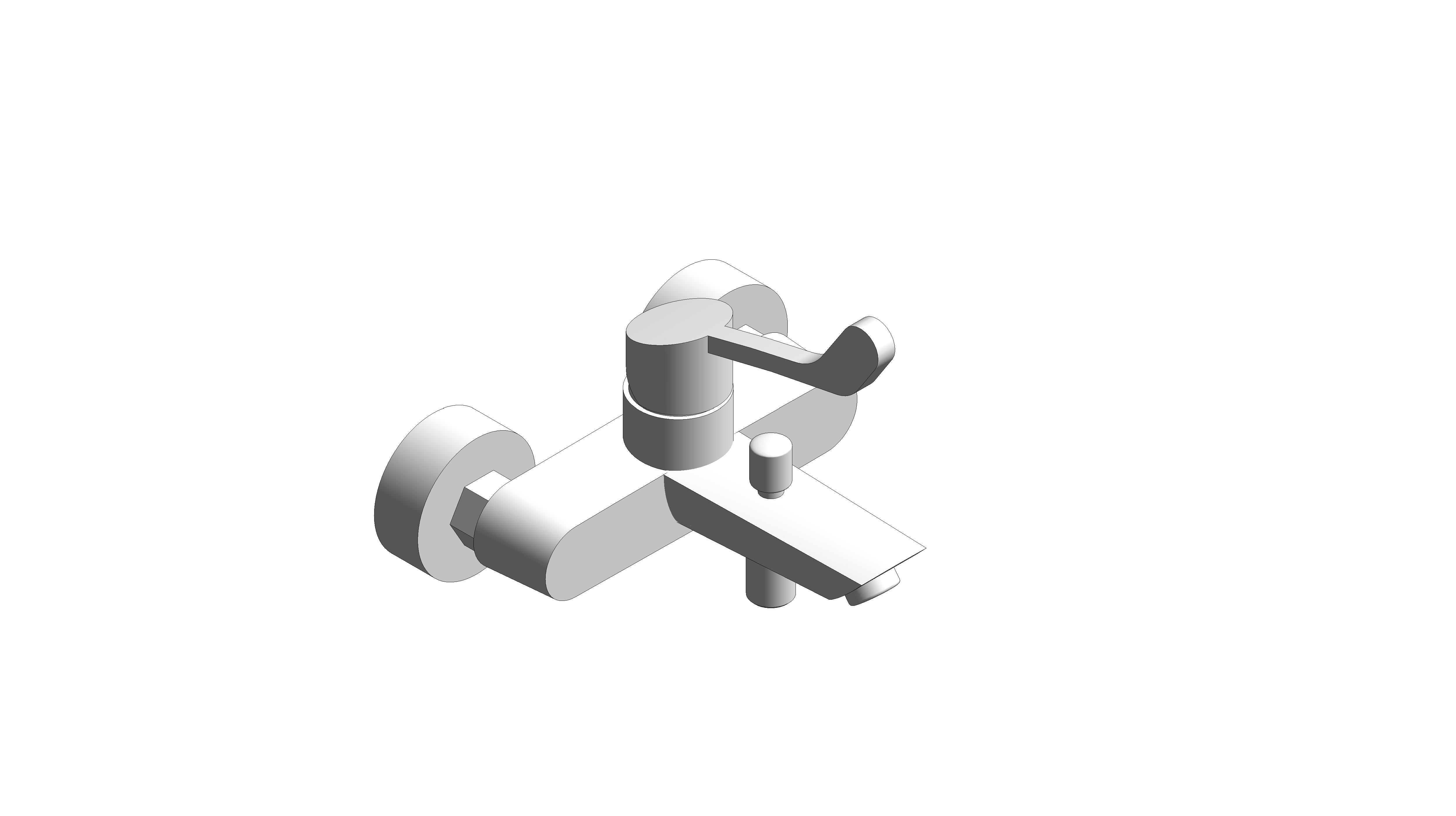 Product: Eurosmart - Single-Lever Bath Mixer 1/2″ - 25243003